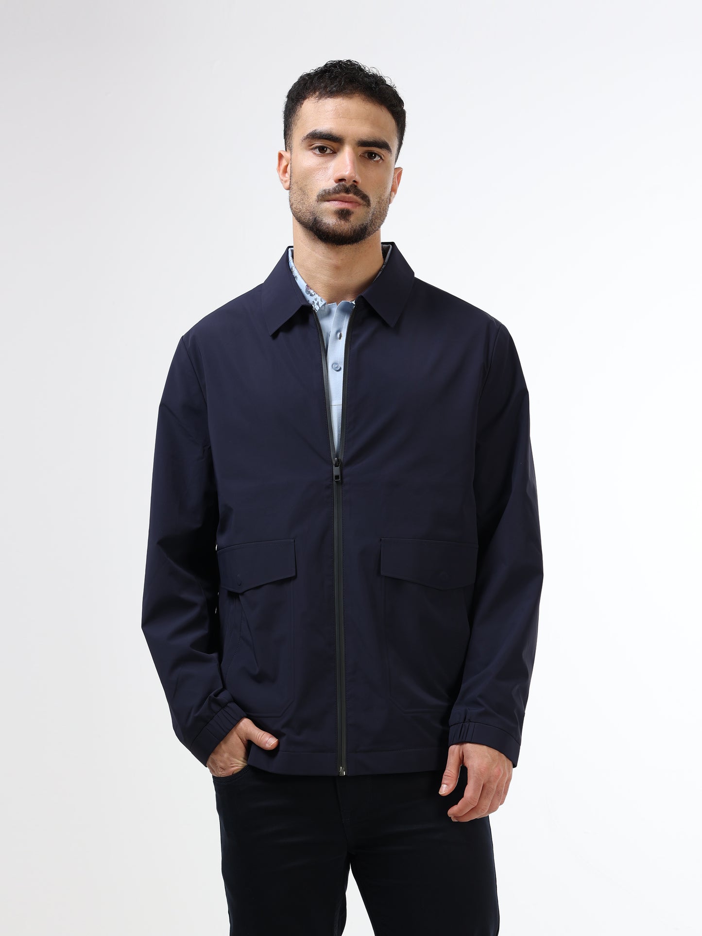 Midnight Nomad Full Zip Jacket - Navy