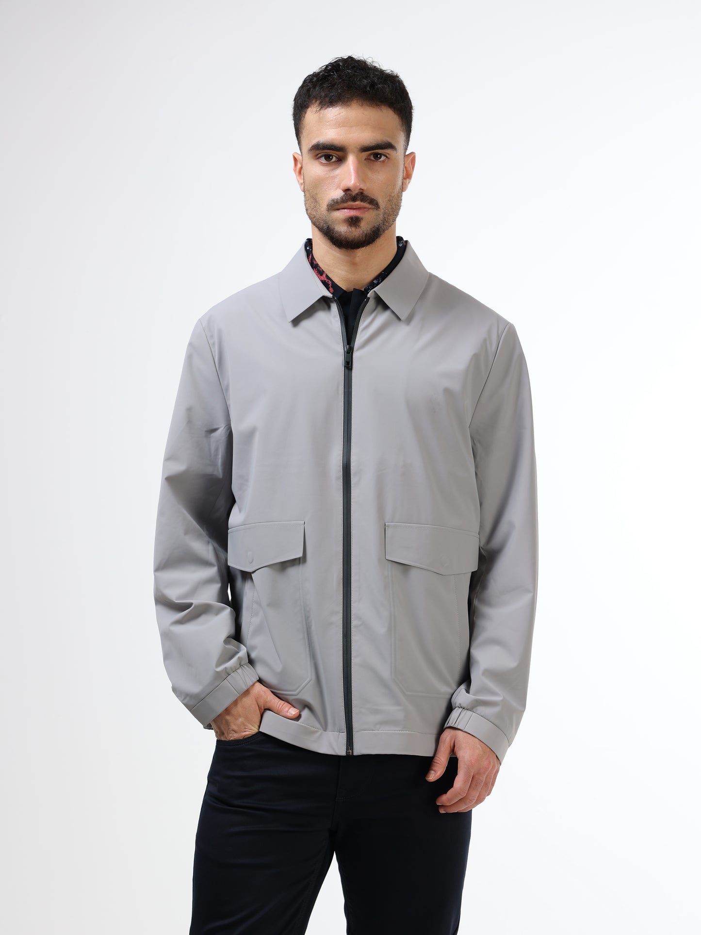 Midnight Nomad Full Zip Jacket Grey