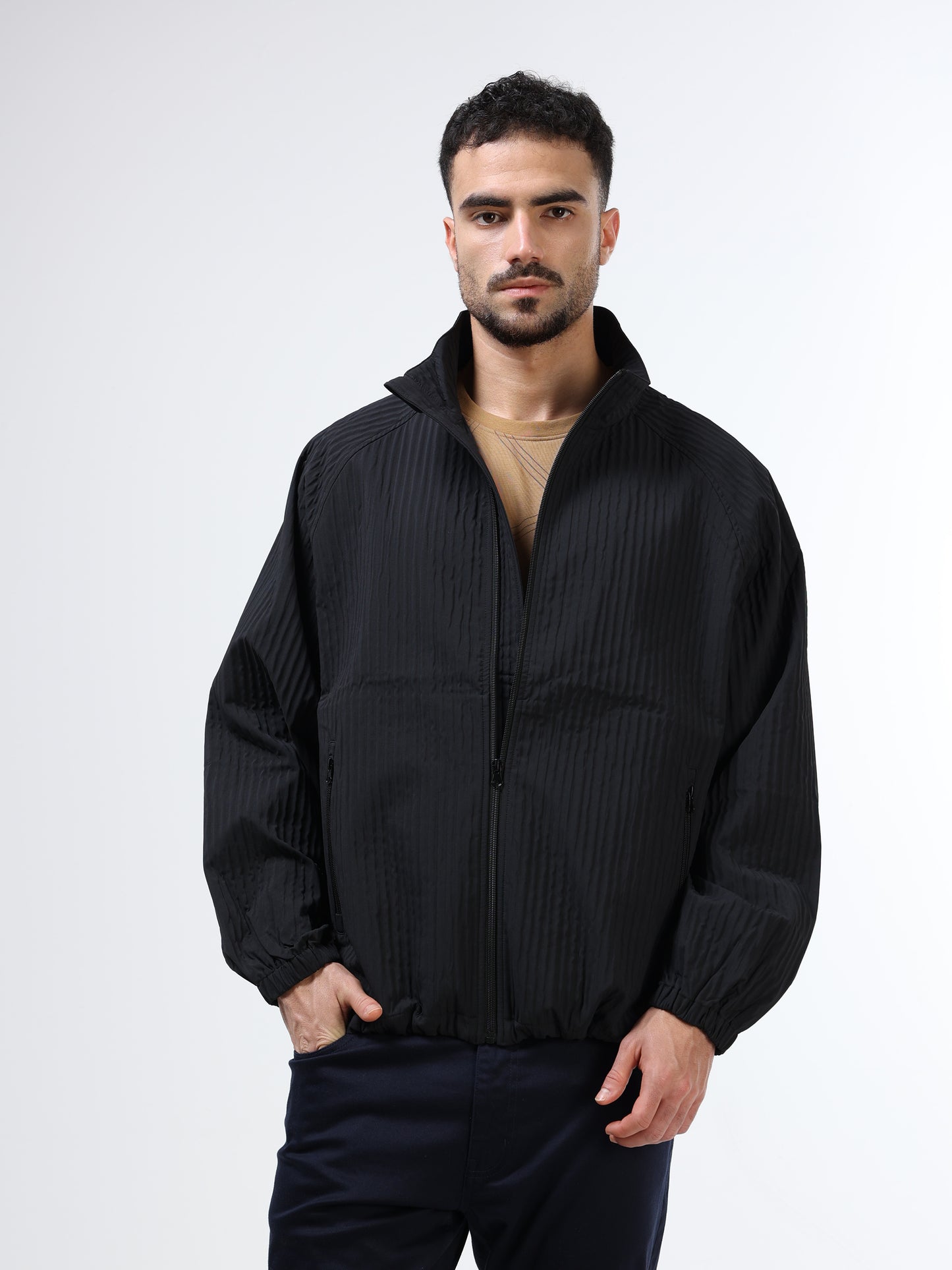 Trail Stride Full Zip Jacket Black
