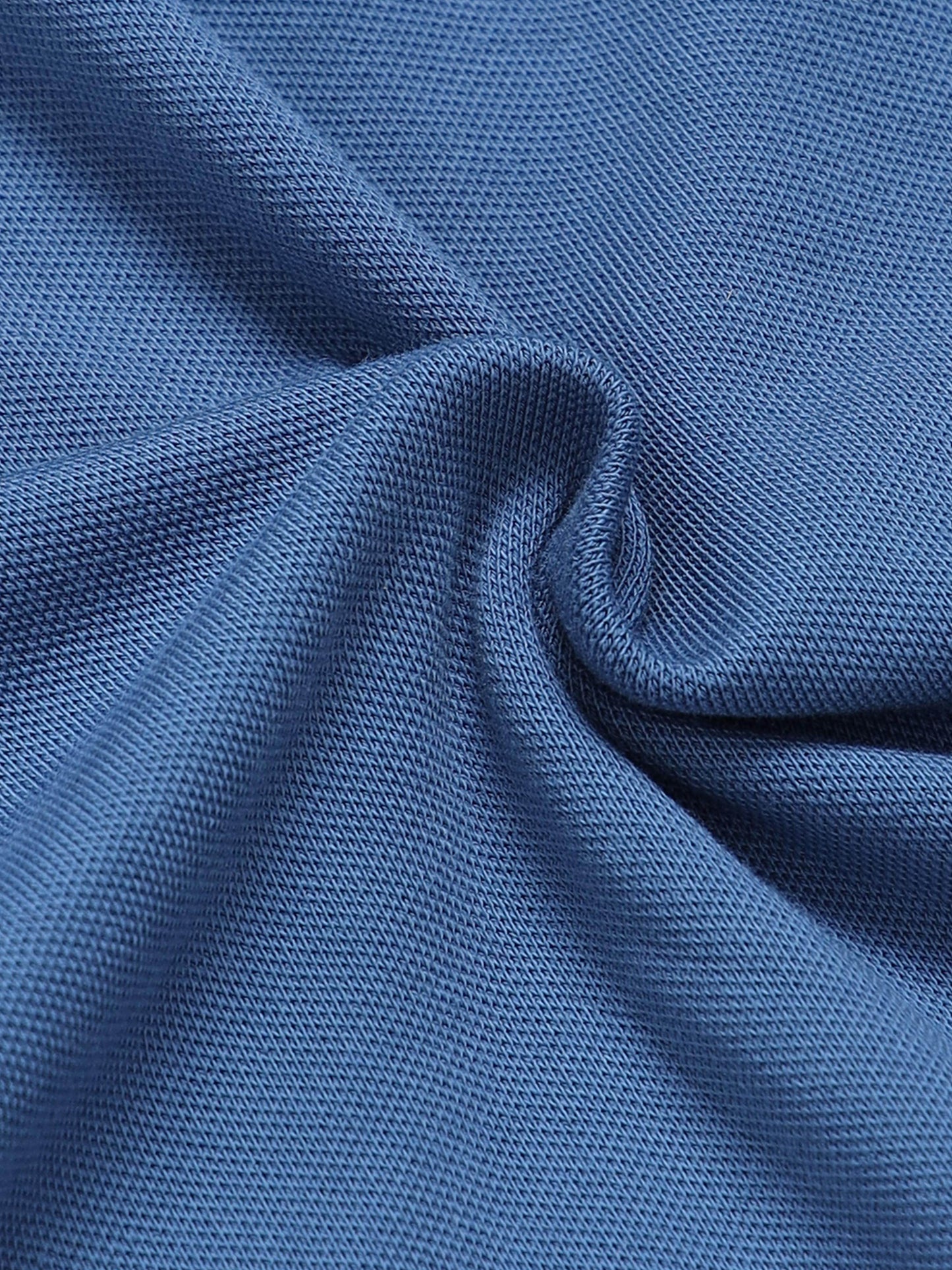 Regular Fit Polo with Printed Raglan Sleeves in Supima Cotton Lycra Interlock and Piqué Body Featuring DTM Corded Piping -Gasoline - ENGYNE