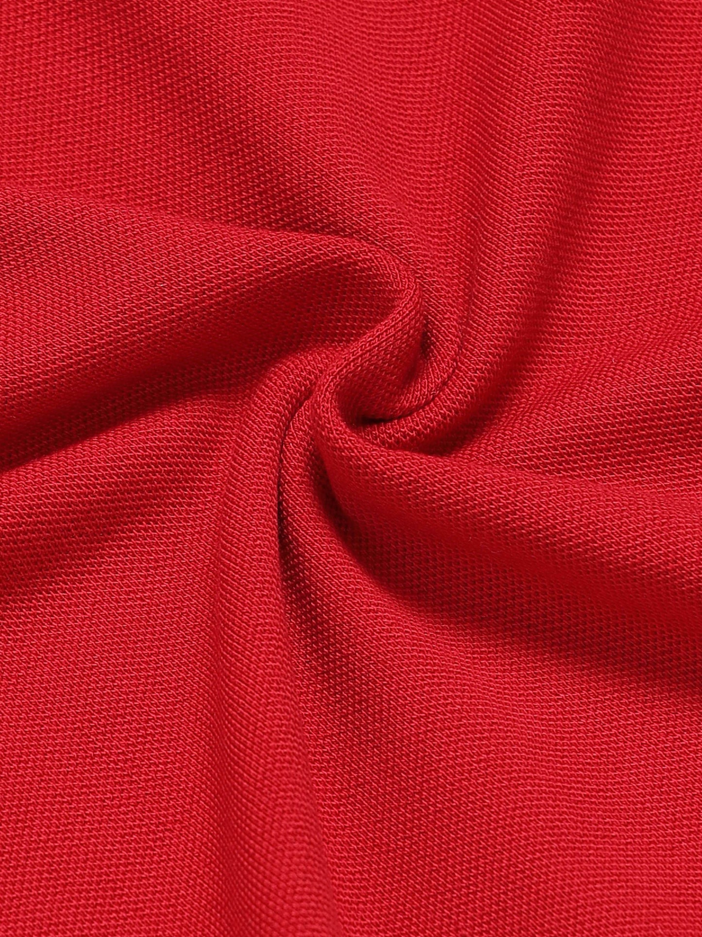 Regular Fit Polo with Printed Raglan Sleeves in Supima Cotton Lycra Interlock and Piqué Body Featuring DTM Corded Piping -Red - ENGYNE