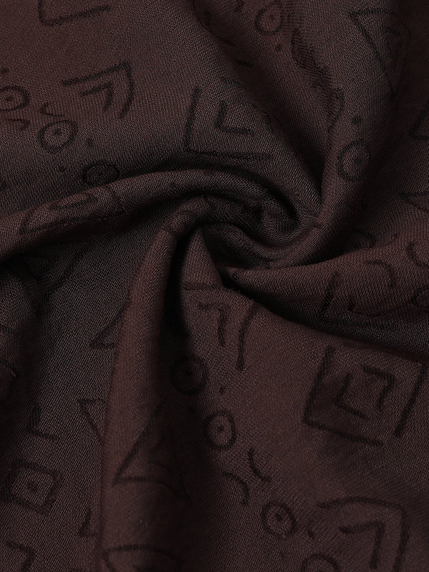 Engyne Nomad Script Shirt Dark Brown