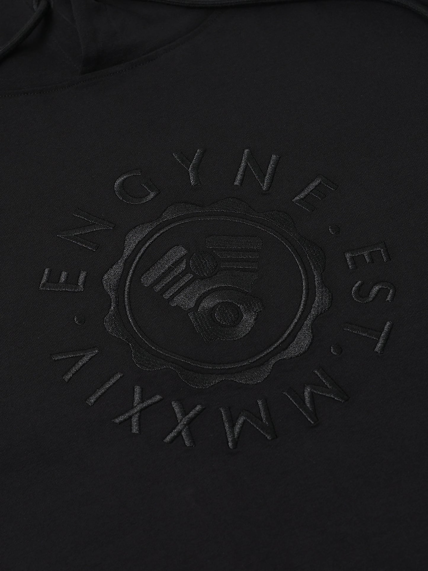 Midnight Engyne Hoodie Black