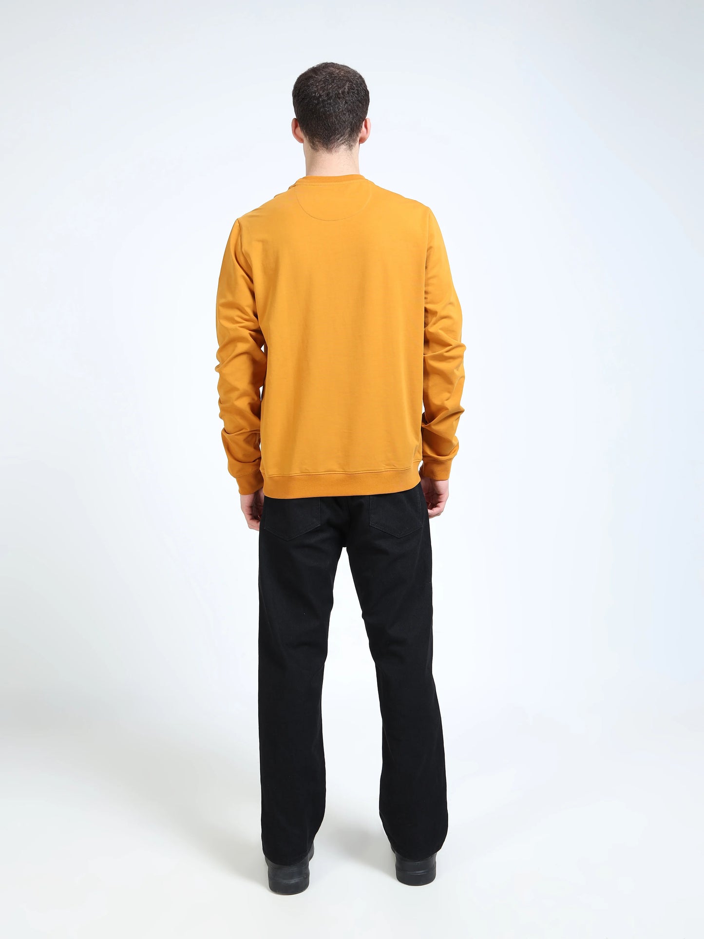 Engyne GeoGrid Logo Sweartshirt Mustard