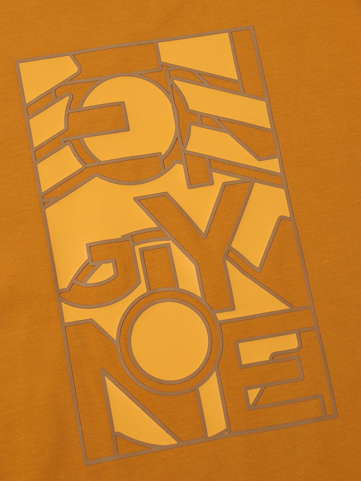 Engyne GeoGrid Logo Sweartshirt Mustard