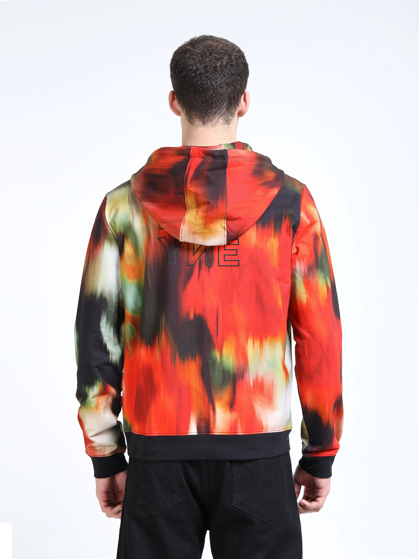 Engyne Eclipse Bloom Zip Hoodie Black