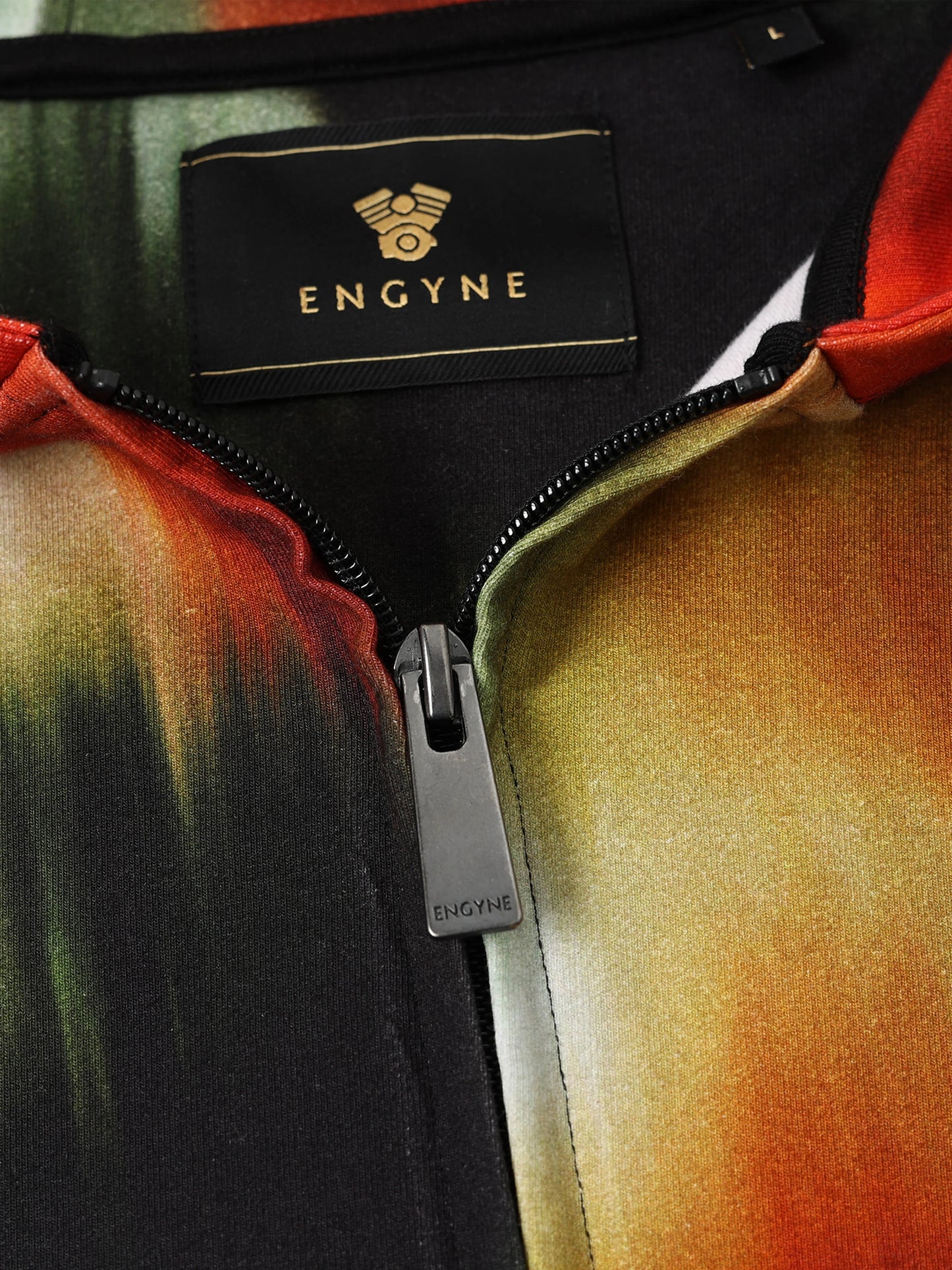 Engyne Eclipse Bloom Zip Hoodie Black