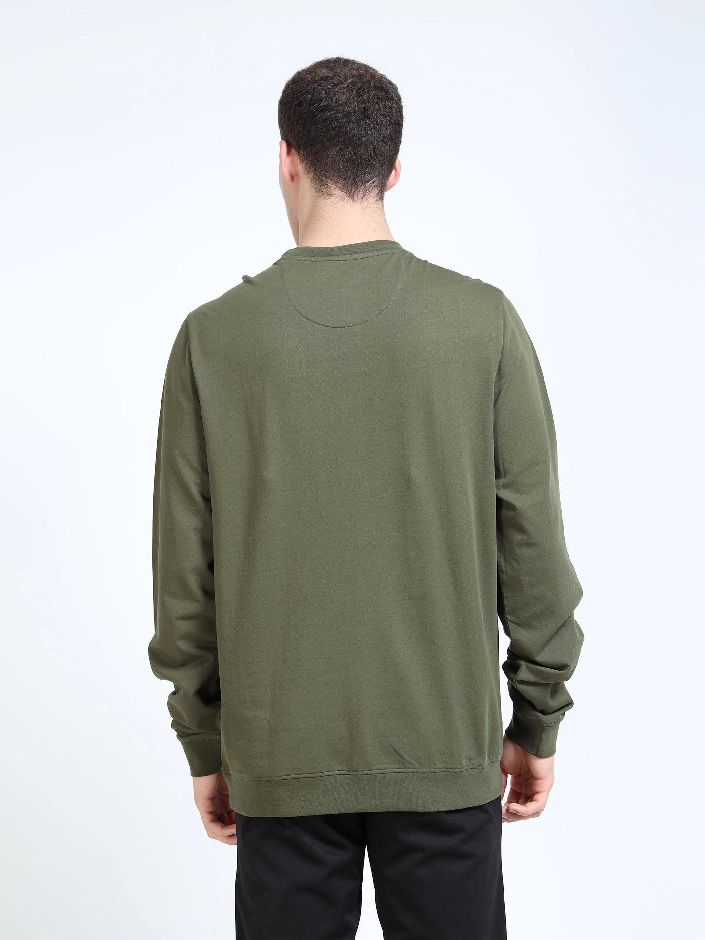 Engyne GeoGrid Logo Sweatshirt Moss