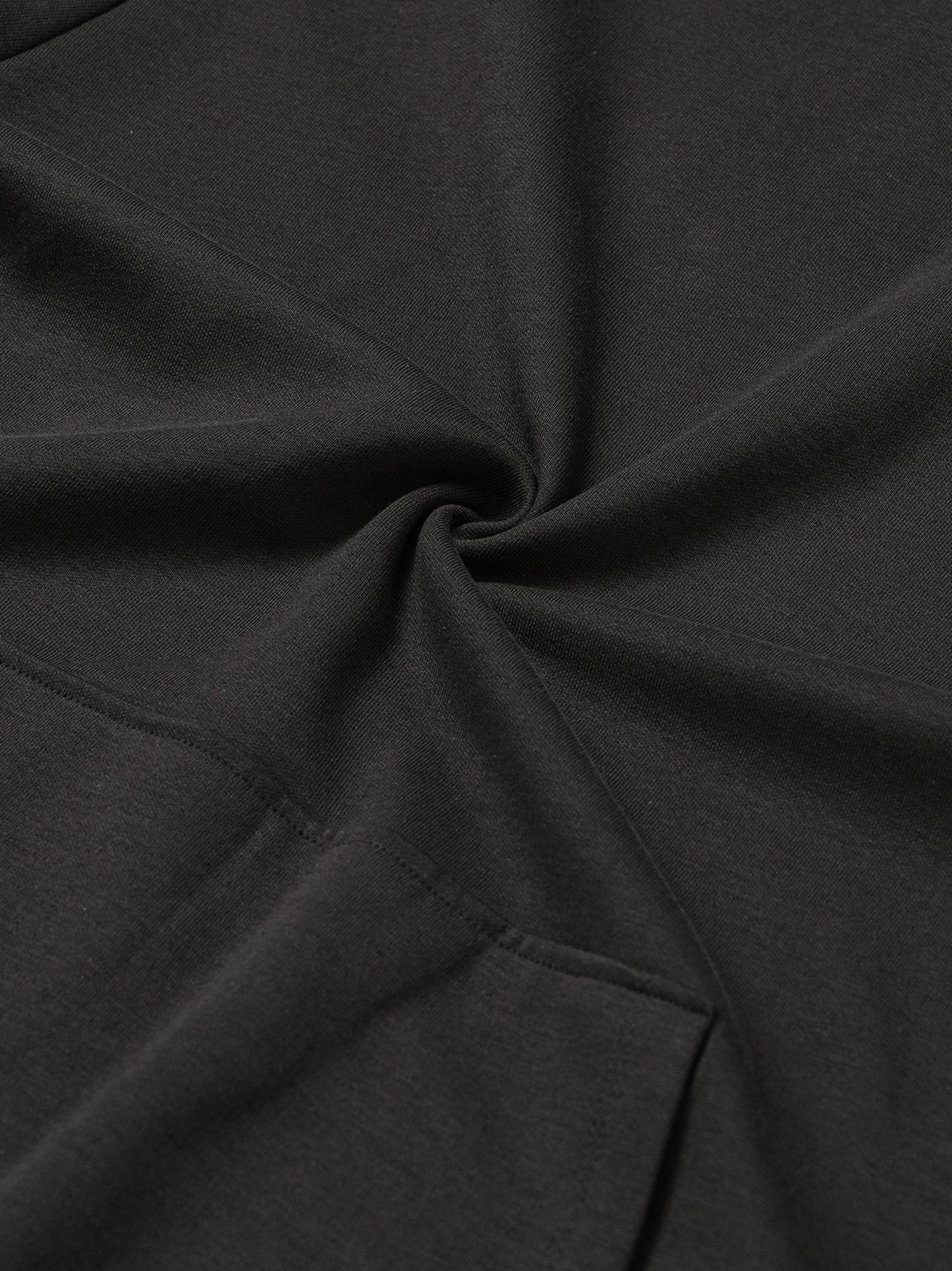 Engyne Essential Hooded Sweatshirt with Contrast HD Print in Rougen Cotton Poly Elastane Interlock Olive - ENGYNE