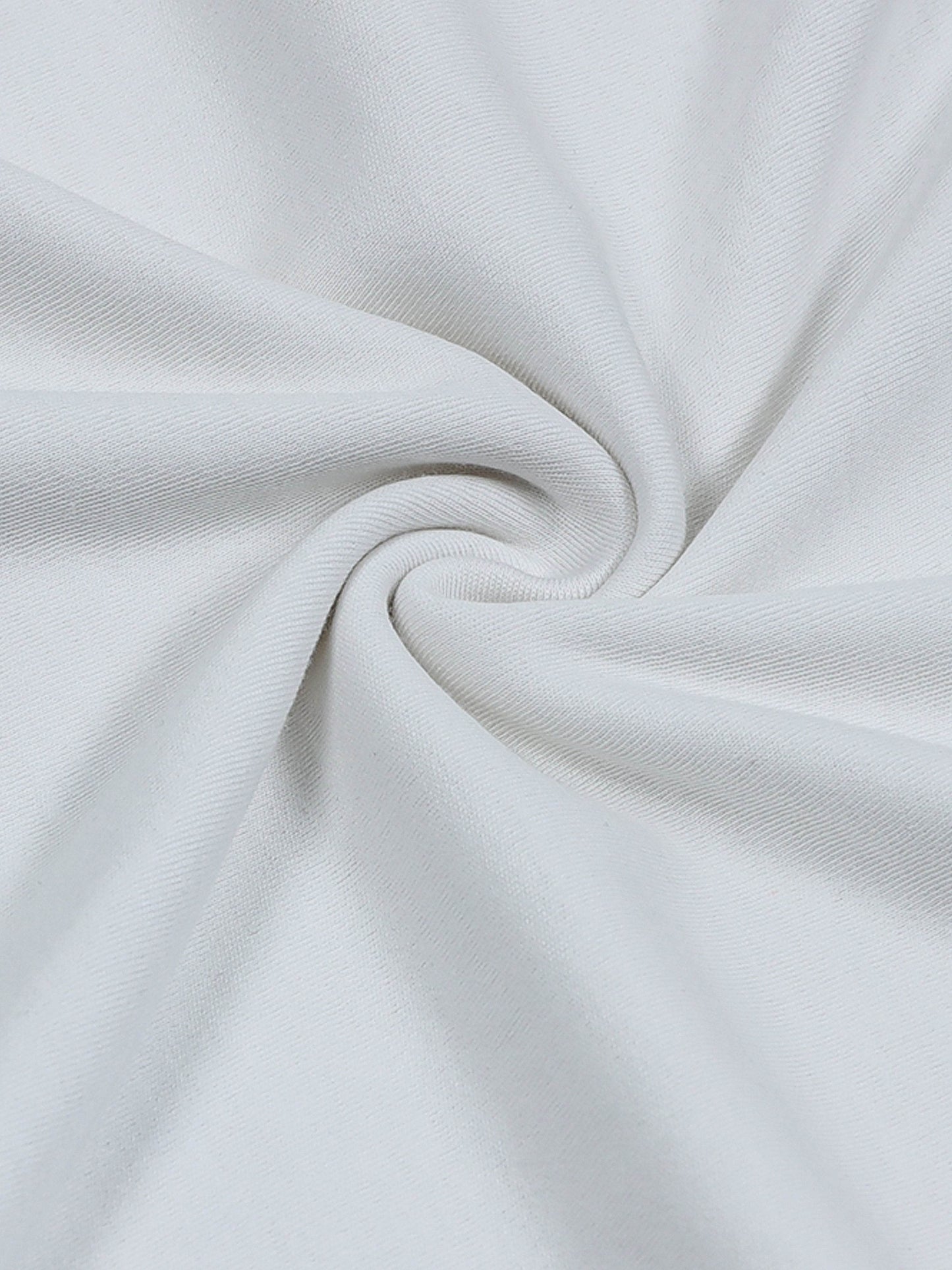 Oversized Supima Cotton Lycra with Front and Back HD & Non-PVC Print White T-shirt - ENGYNE