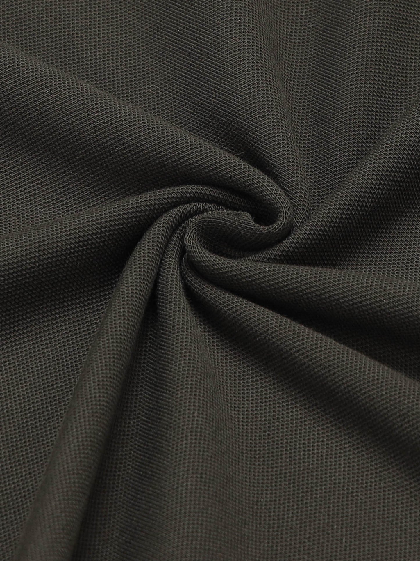 Regular Fit Polo in Supima Cotton Lycra Piqué with Tonal Flat Knit Collar and Cuff, DTM Body Tipping, and HD Chest Sticker Branding - Olive - ENGYNE