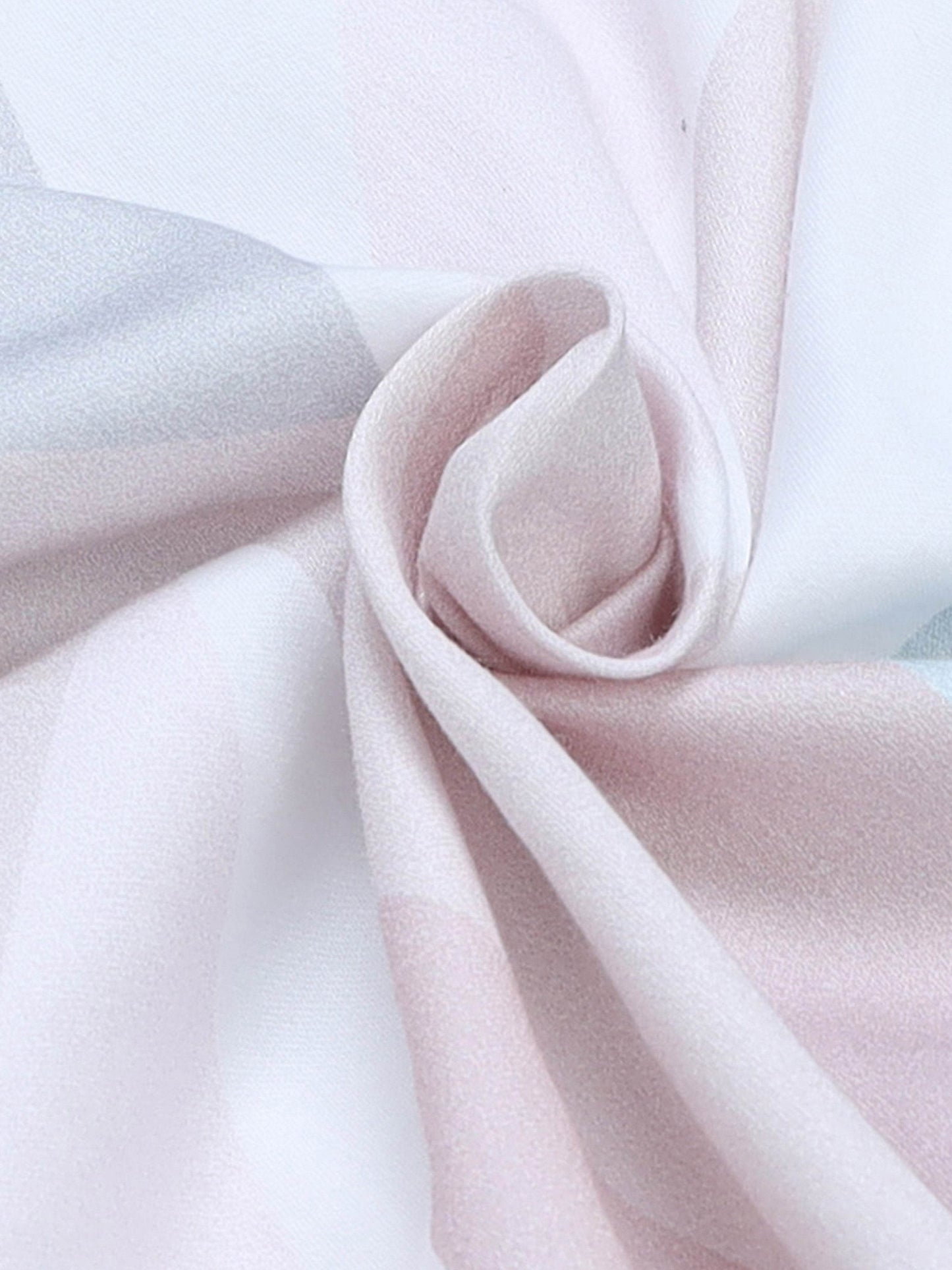 Geometric Abstract Pattern Realm Short Sleeve Shirt - Pink - ENGYNE