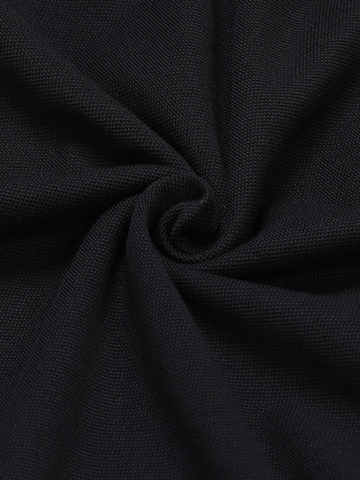 Regular Fit Polo in Supima Cotton Lycra Piqué with DTM Tipped Flat Knit Collar and Cuff, Zipper Placket, and HD Chest Branding Sticker - Black - ENGYNE