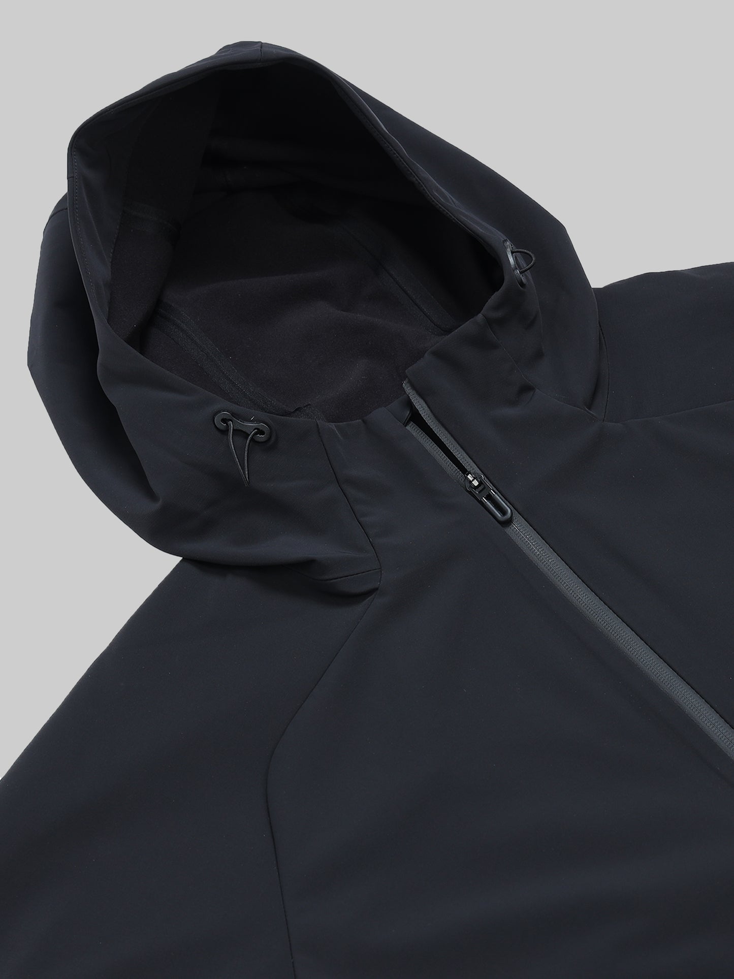 Shadow Flux Hooded Full Zip Jacket Black