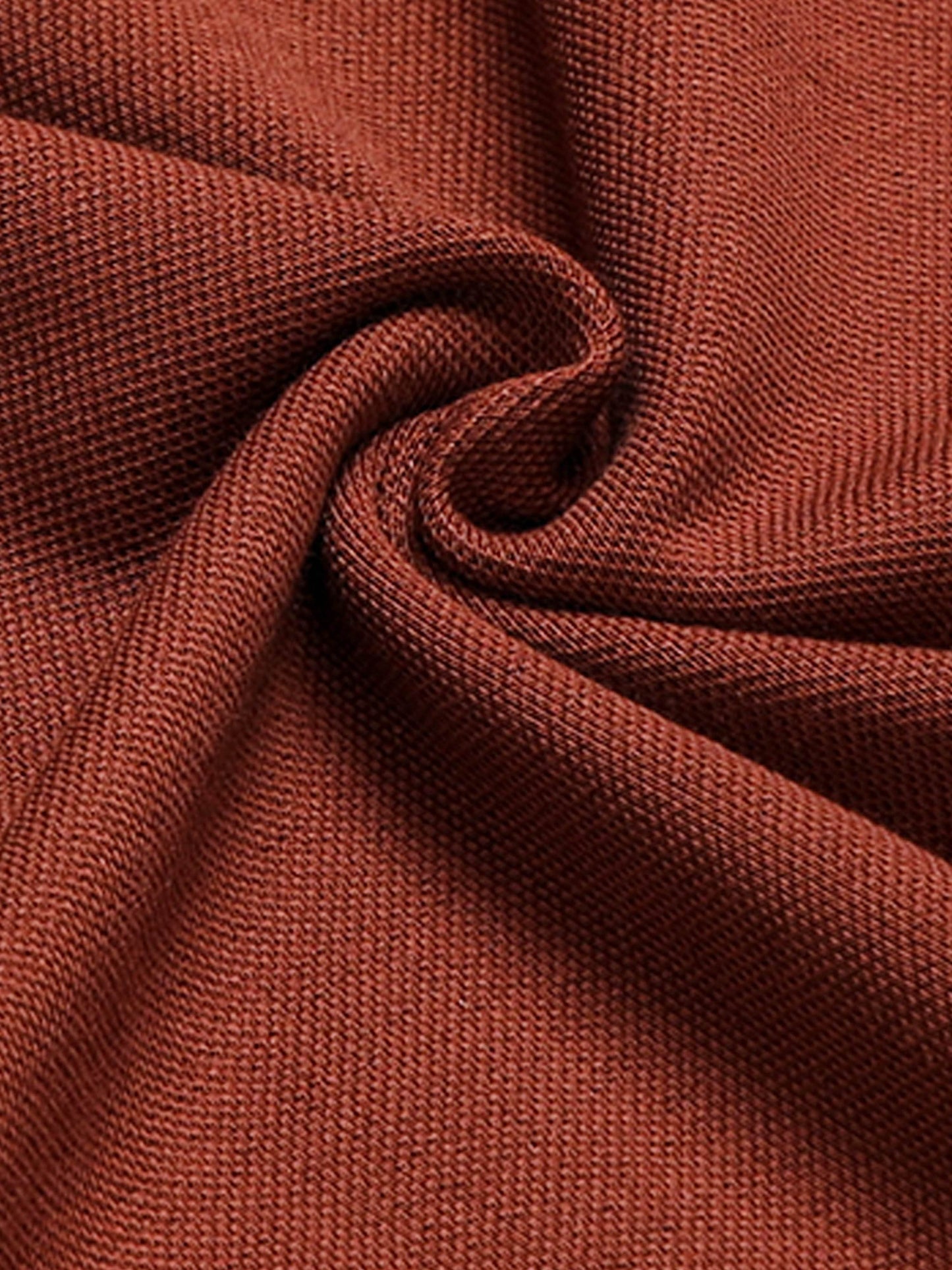Engyne Essential Contrast Bird's-Eye Textured Collar and Cuff Tipping Brown Polo - ENGYNE