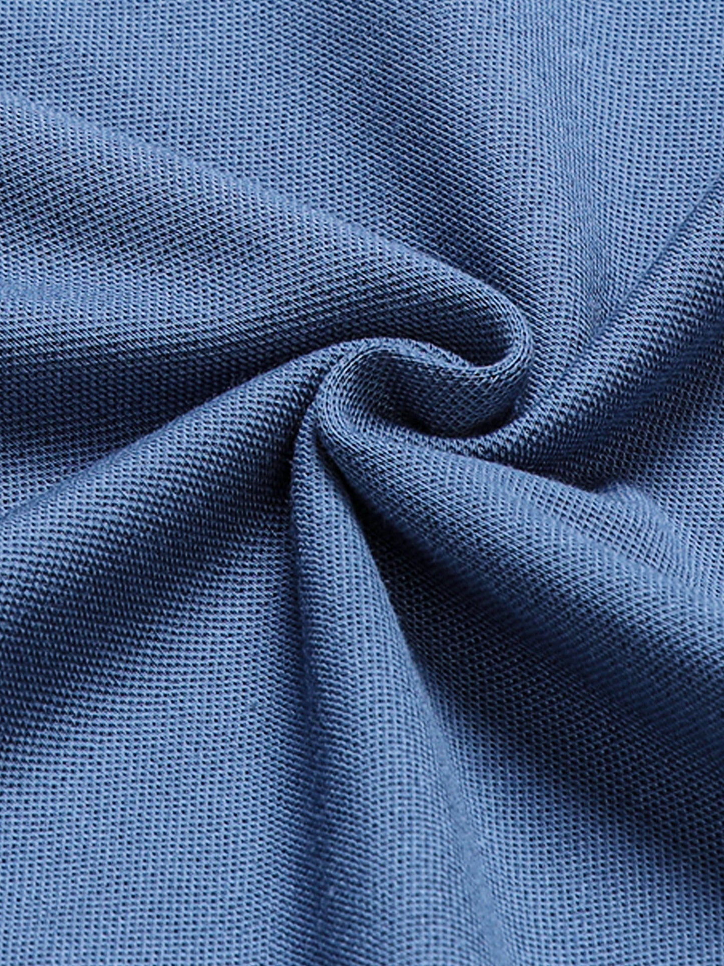 Rougen Cotton Lycra with Contrast Flat Knit Placket and Tipped Collar Gasoline Polo - ENGYNE