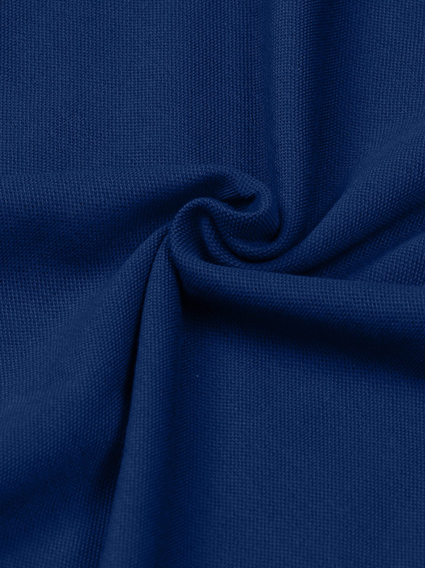 Engyne Supima Cotton Lycra Polo – Textured Collar & Shoulder Detail Dark Blue - ENGYNE