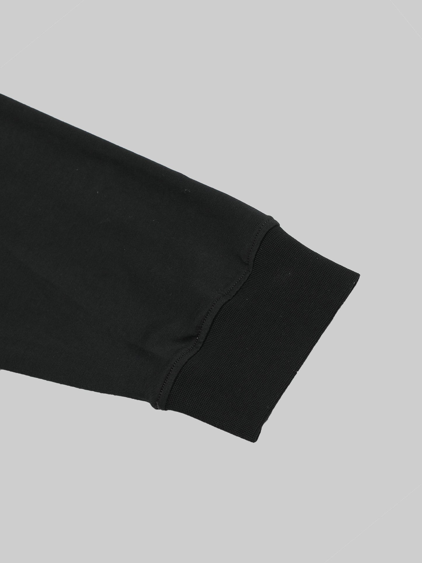 Regular-fit Full-Sleeve T-shirt in Supima Cotton Lycra with Digital Flock and DTF Print Detailing - Dark Olive - ENGYNE