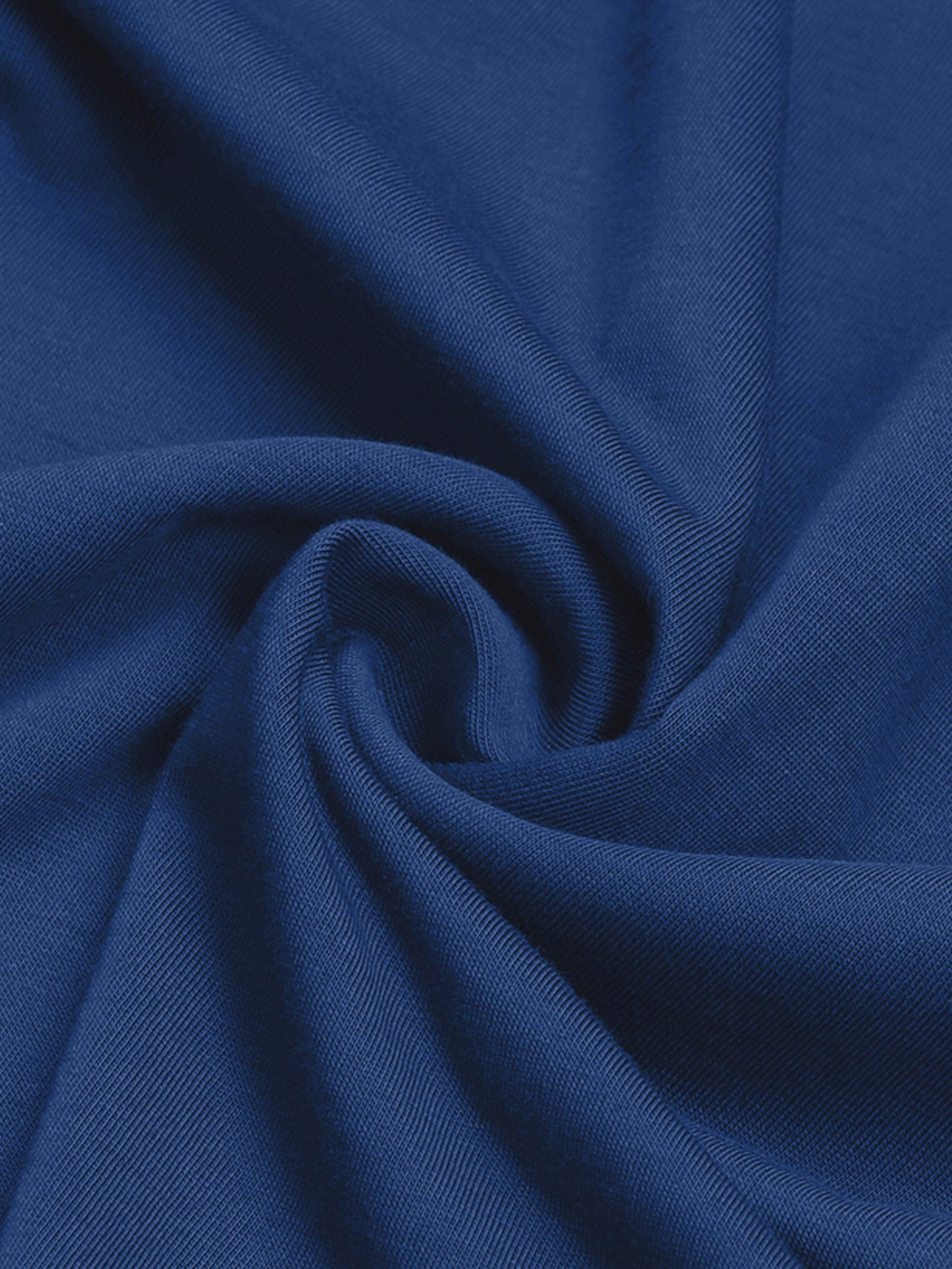 Regular-fit Full-Sleeve T-shirt in Supima Cotton Lycra with Rainbow Reflective Print Detailing - Dark Blue - ENGYNE