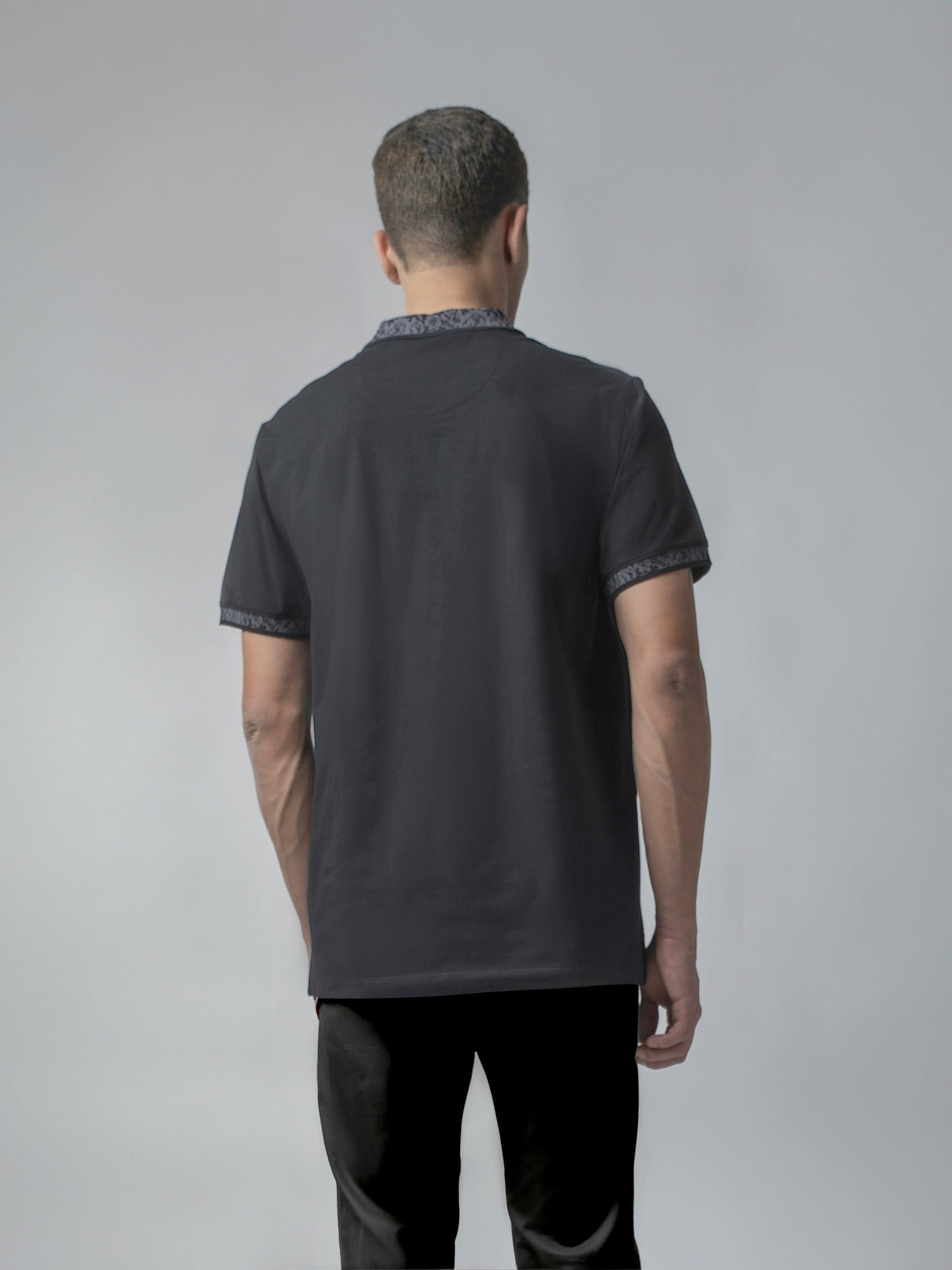 Jersène Jersey HD Sticker Iconic Emblem Black Polo for Men