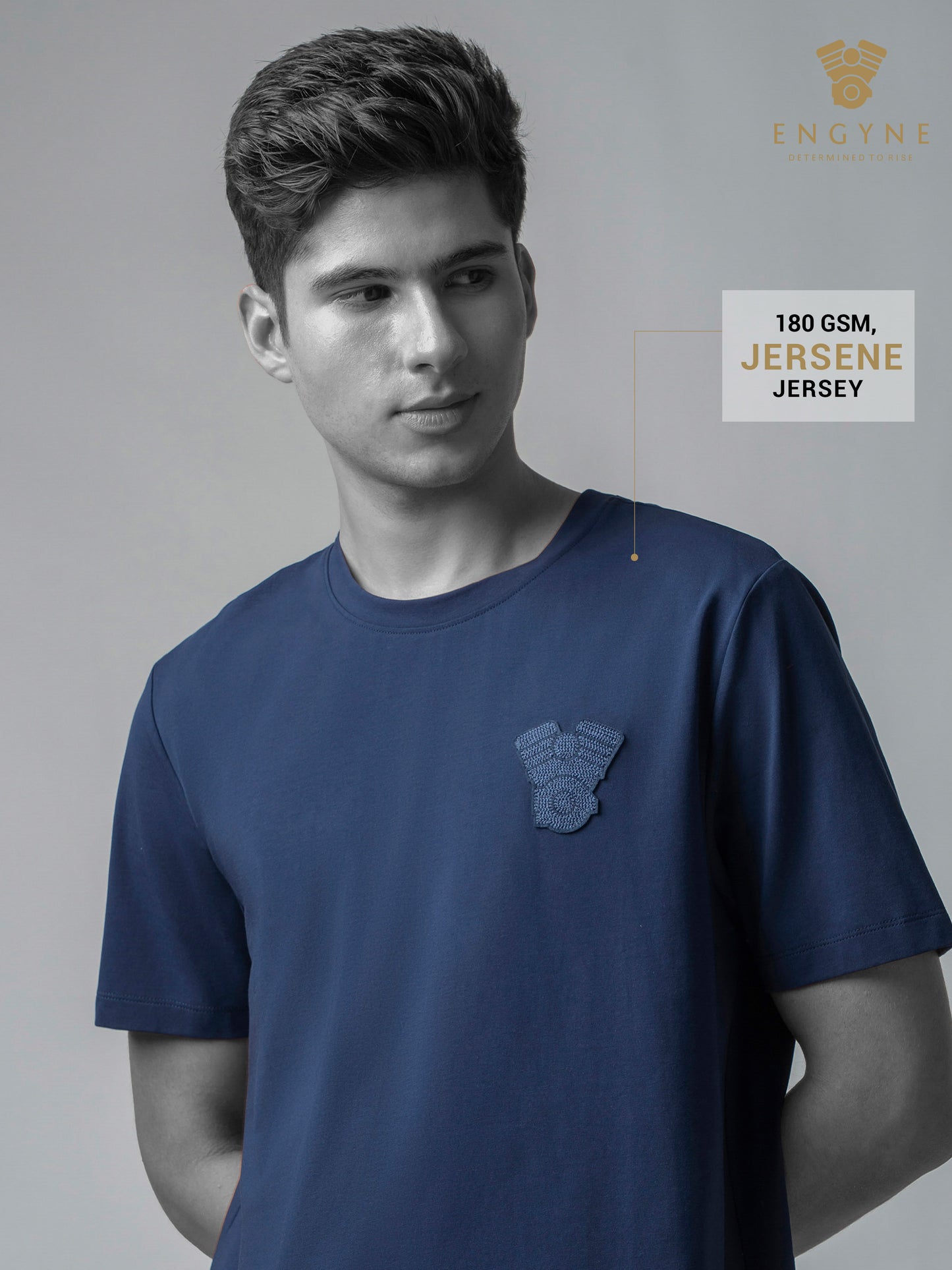 Iconic Emblem Dark Blue t shirt