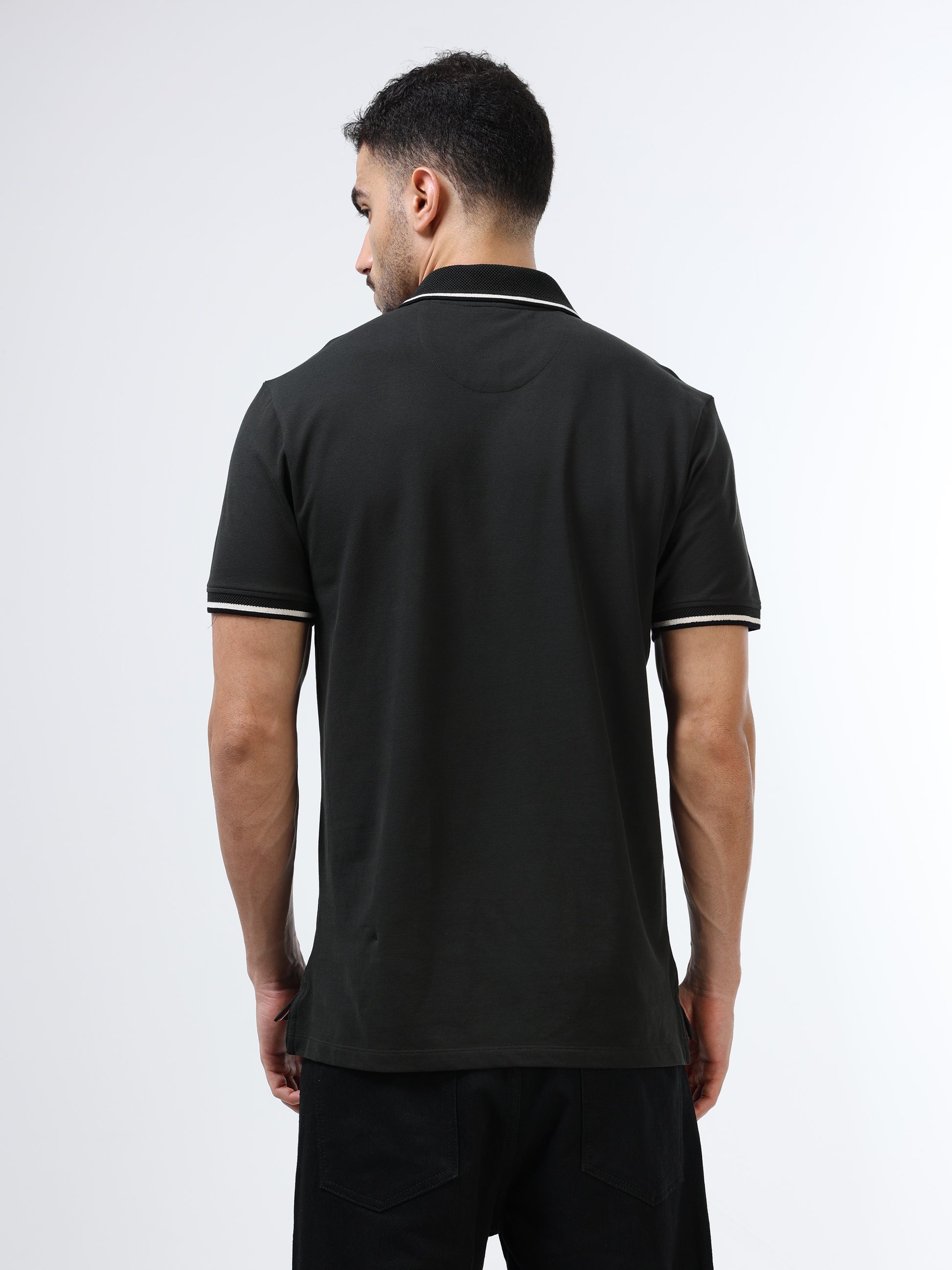 Men's Supima Olive polo t-shirt