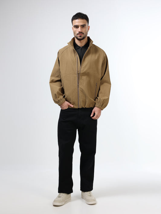 Trail Stride Full Zip Jacket Beige