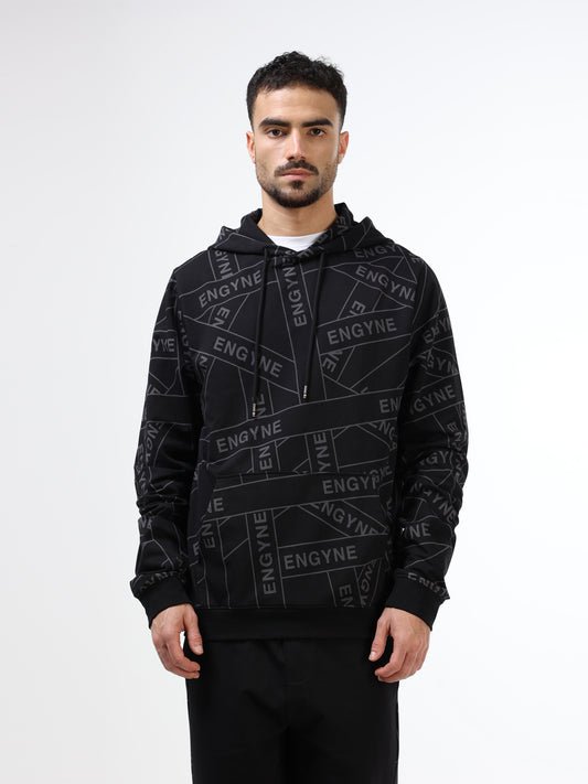 Men’s black hoodie