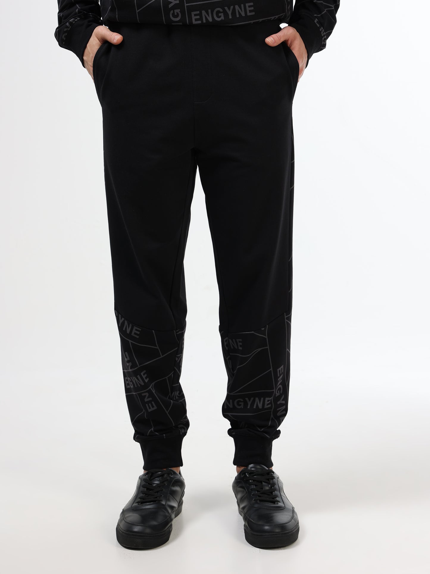 Men’s black joggers