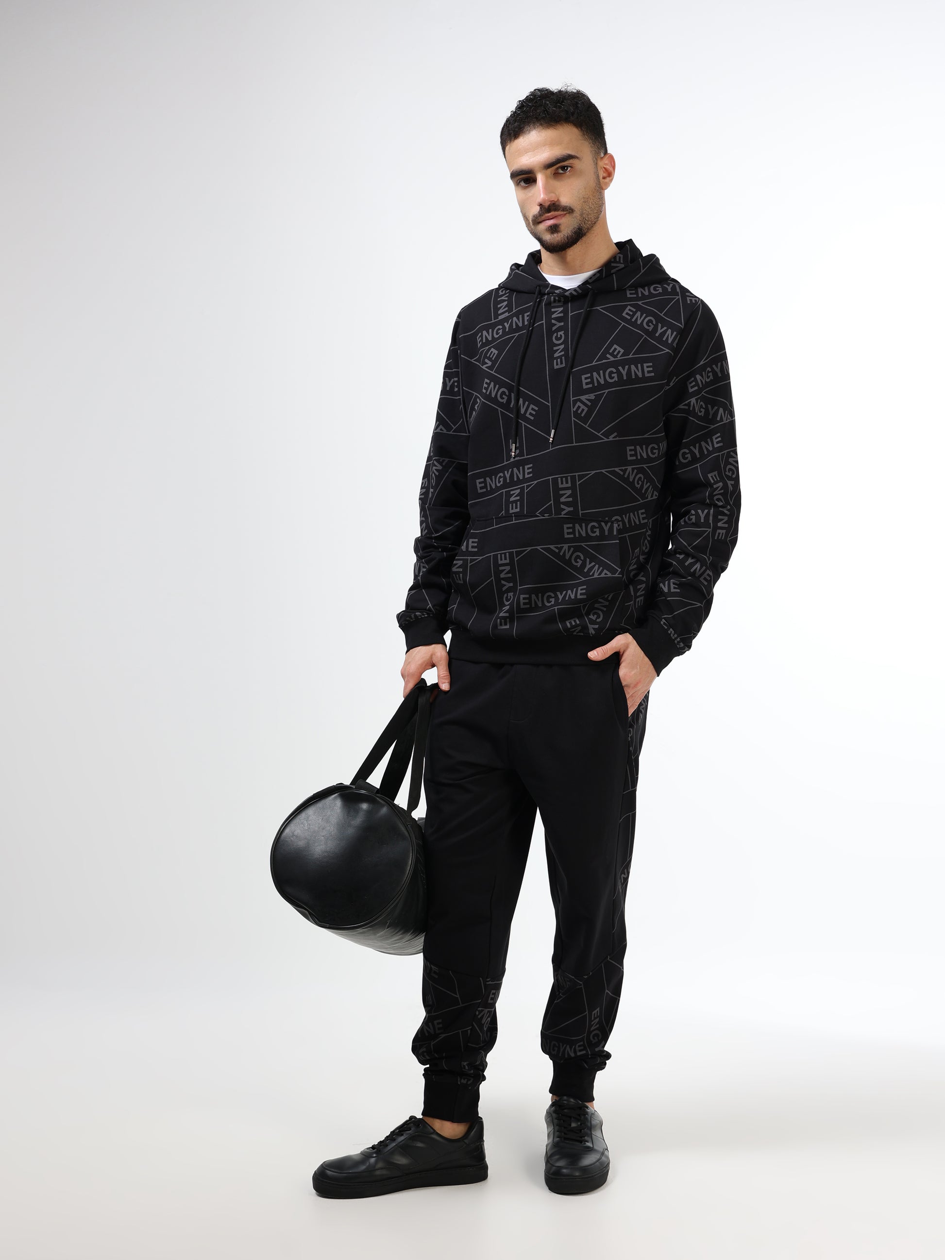 Men’s black hoodie