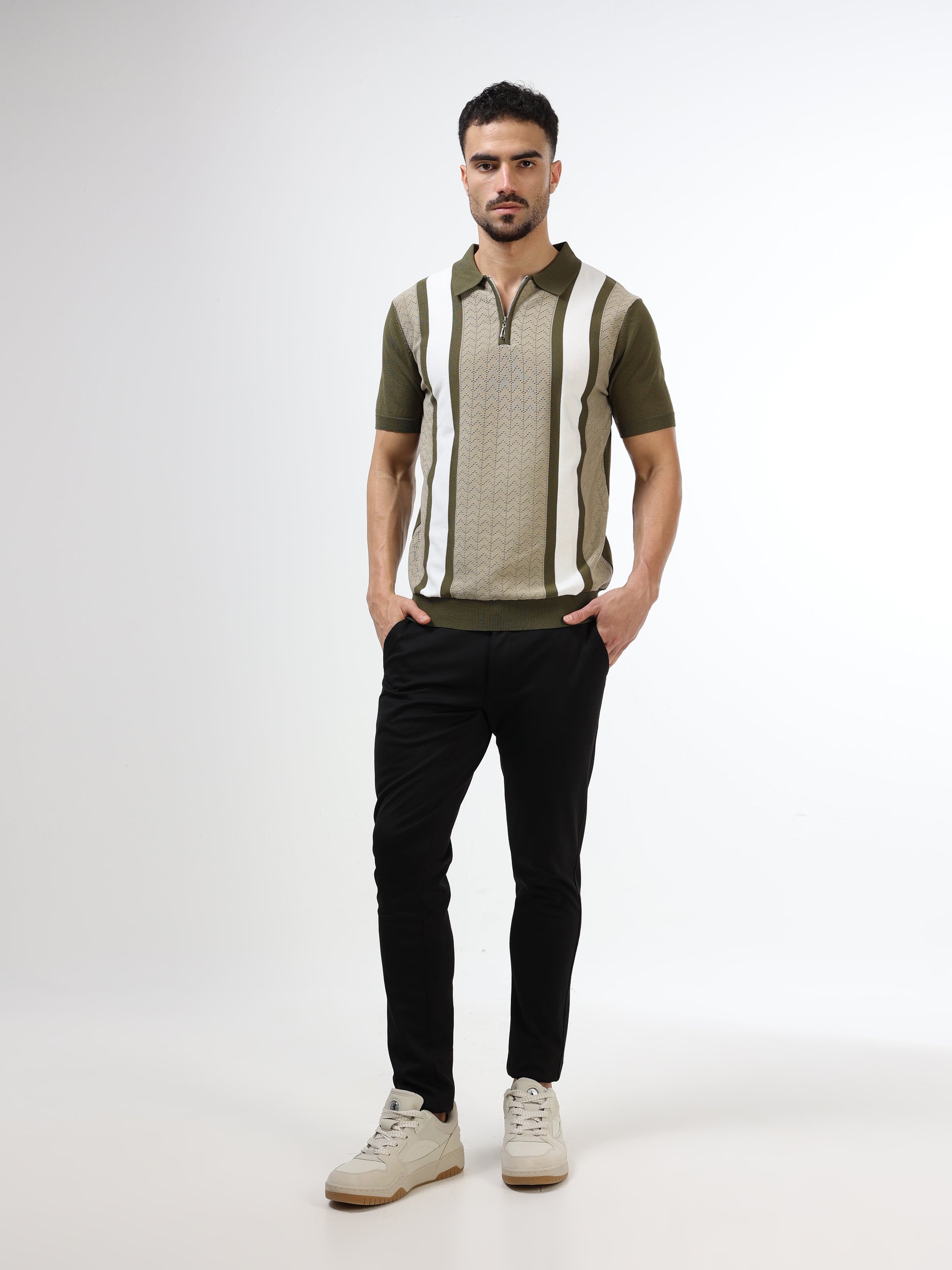 Men’s olive polo tshirt