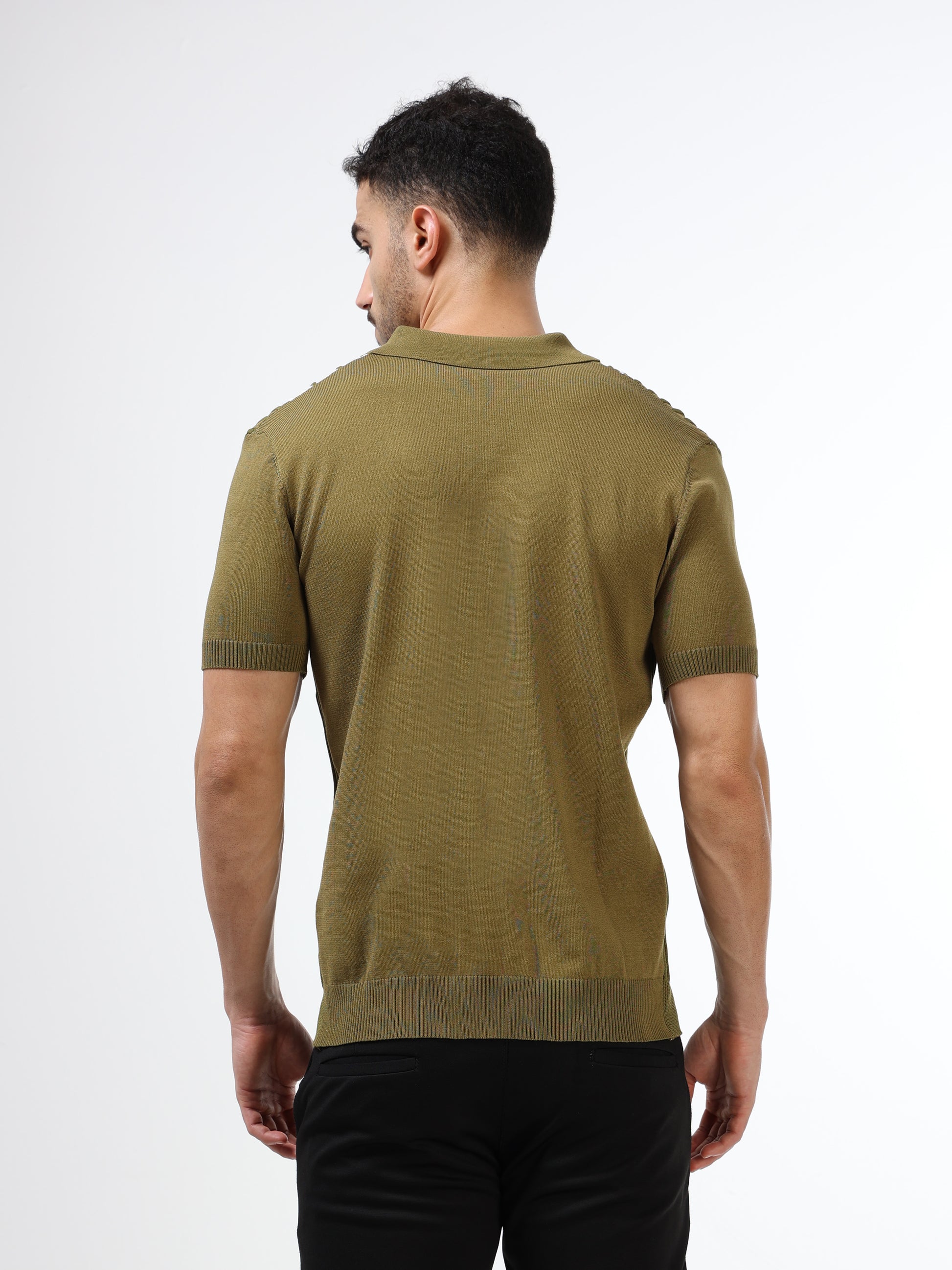 Men’s olive polo tshirt