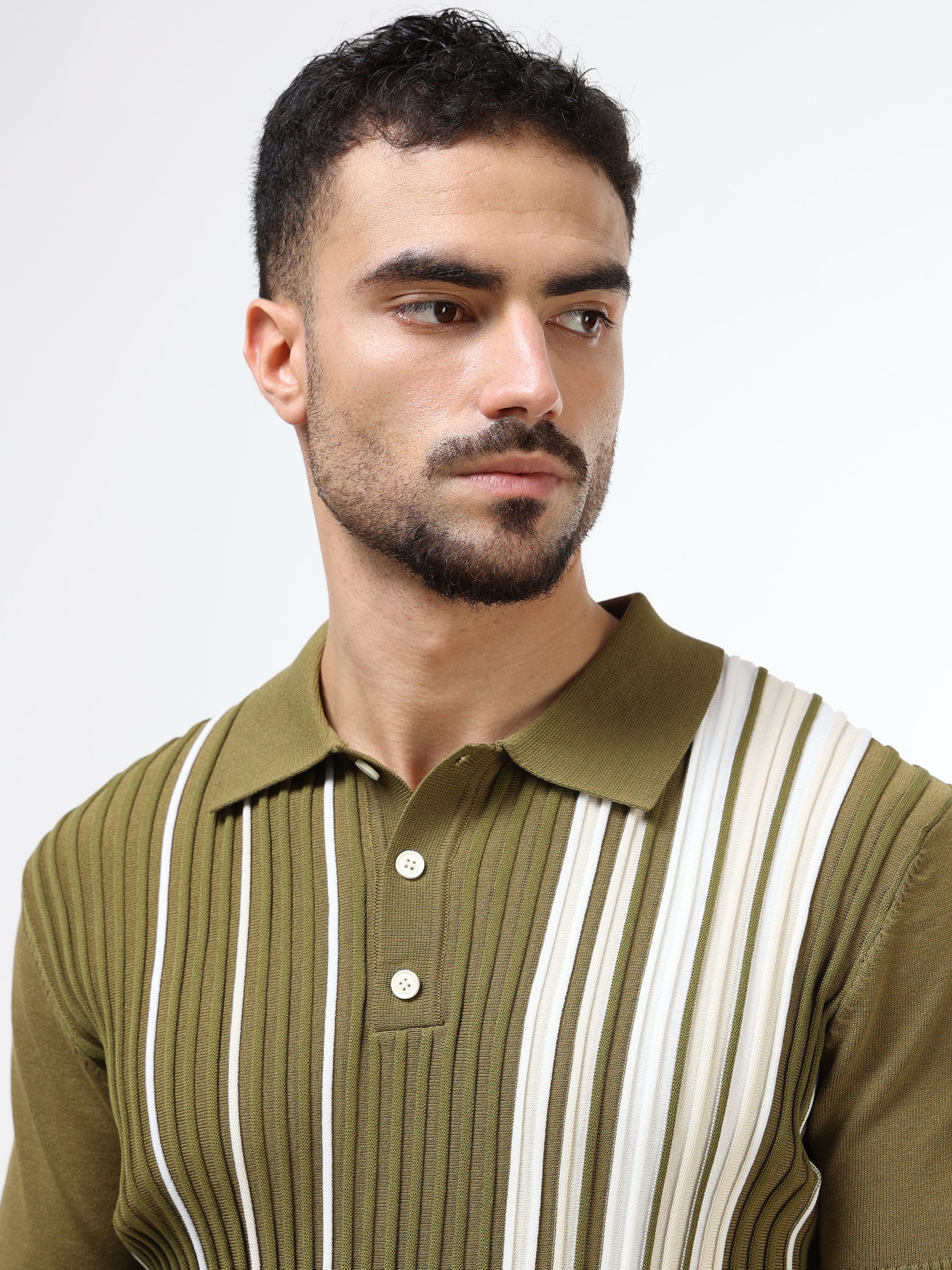 Men’s olive polo tshirt