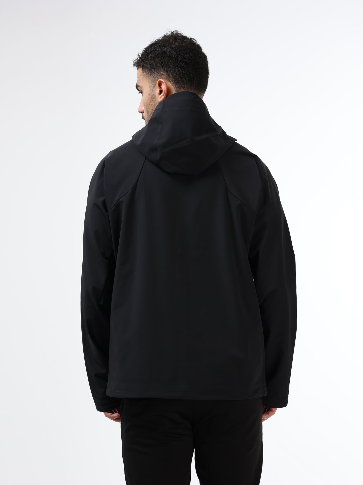 Shadow Flux Hooded Full Zip Jacket Black