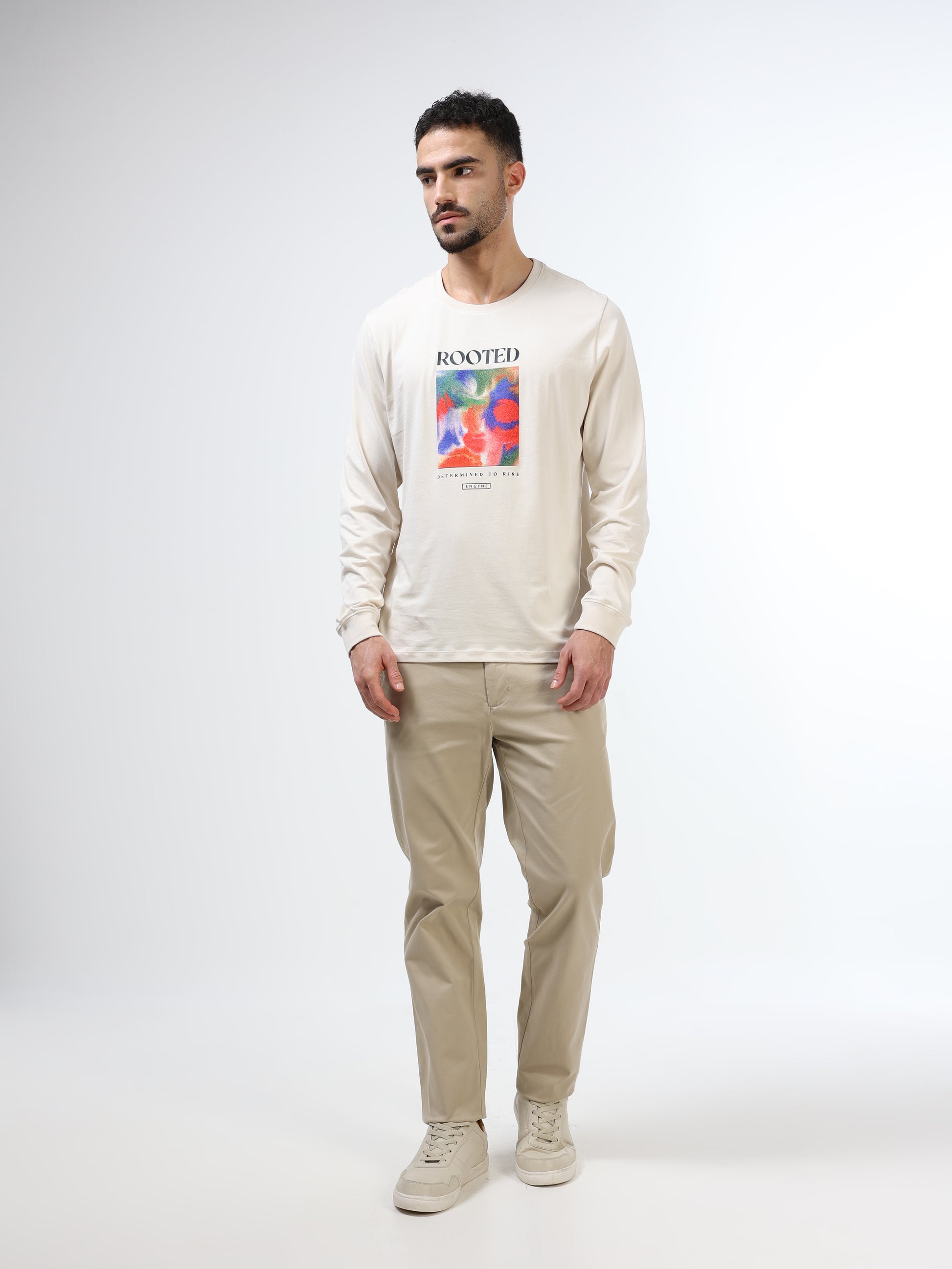 Men’s beige t-shirt