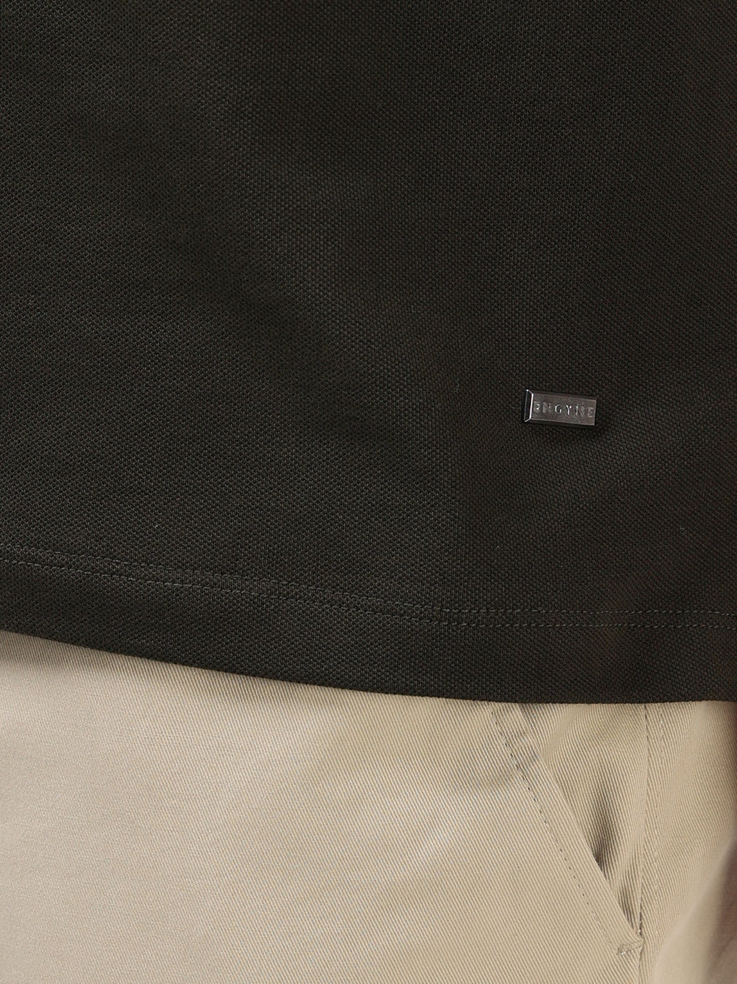 Men’s olive polo t-shirt