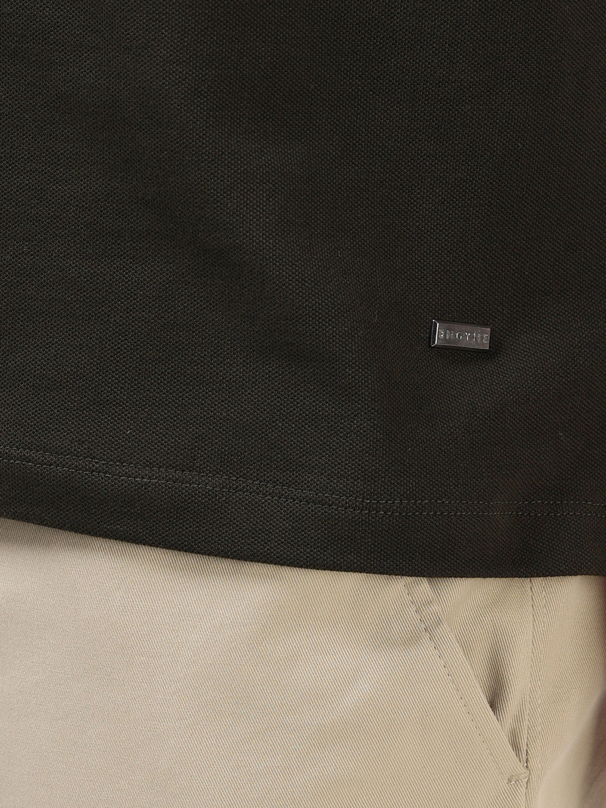 Men’s olive polo t-shirt