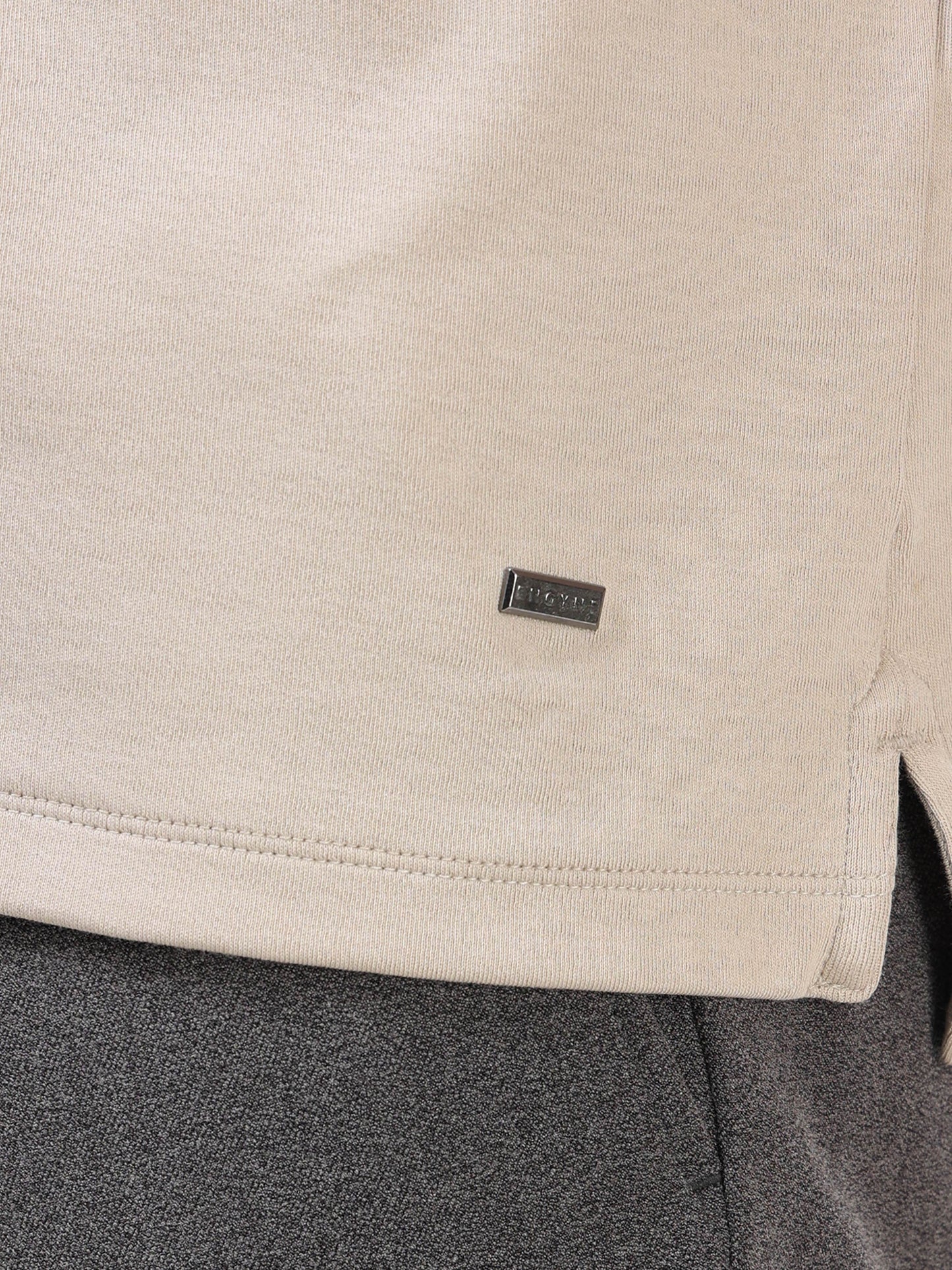 Engyne Metal Tab Raglan Polo Sand - ENGYNE