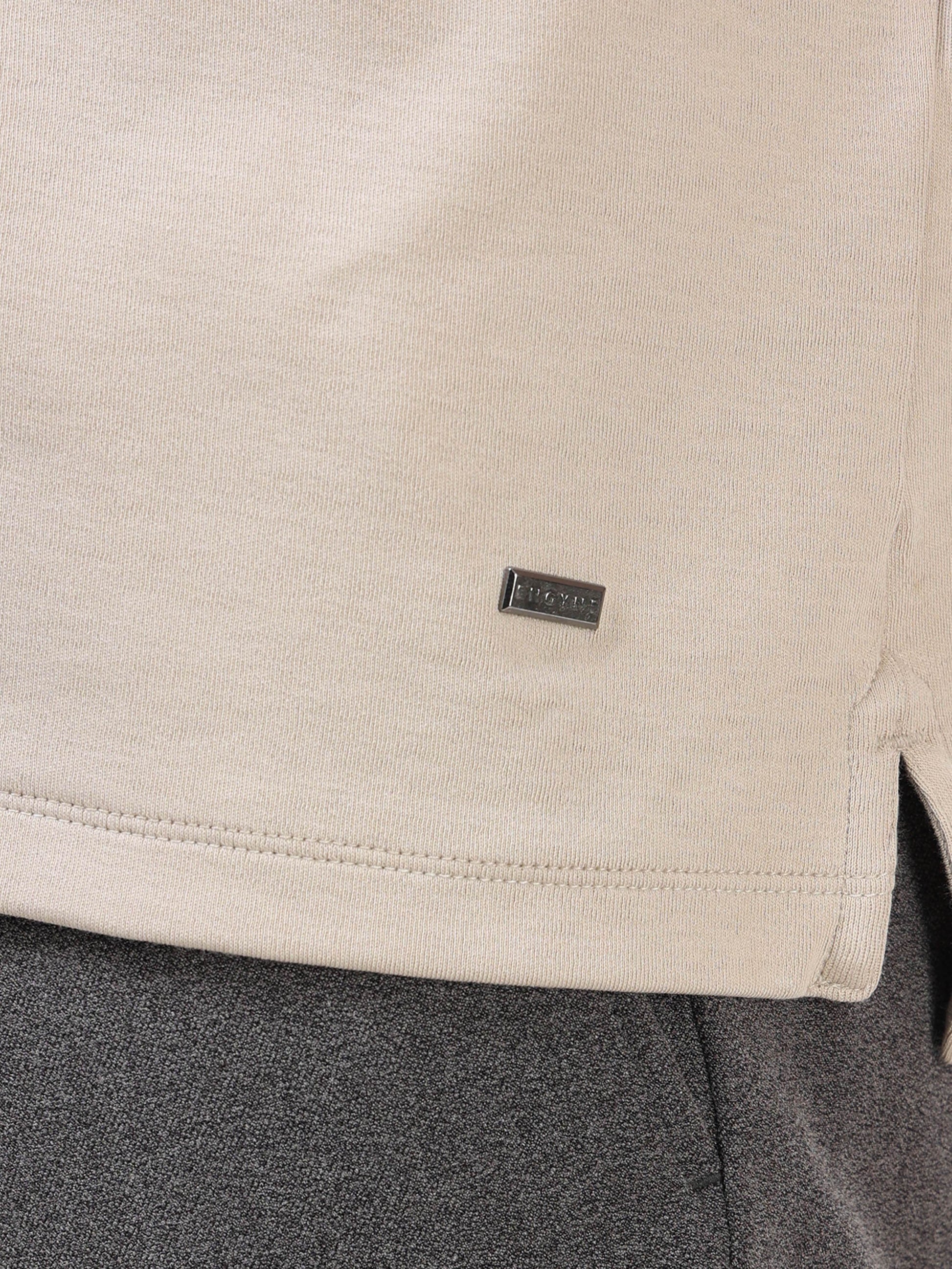 Engyne Metal Tab Raglan Polo Sand - ENGYNE