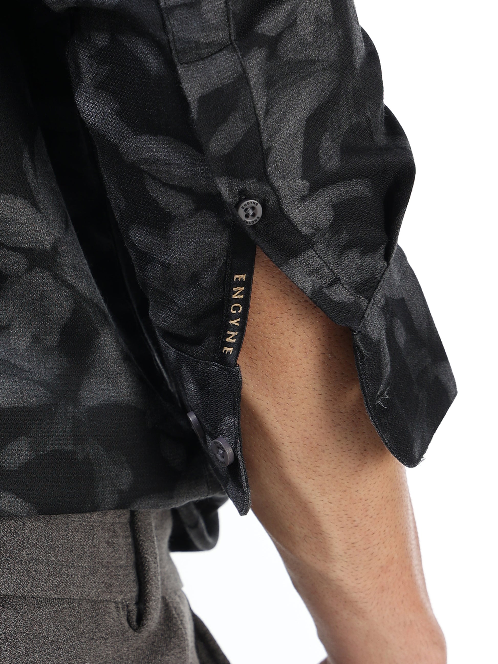 Men’s navy floral shirt