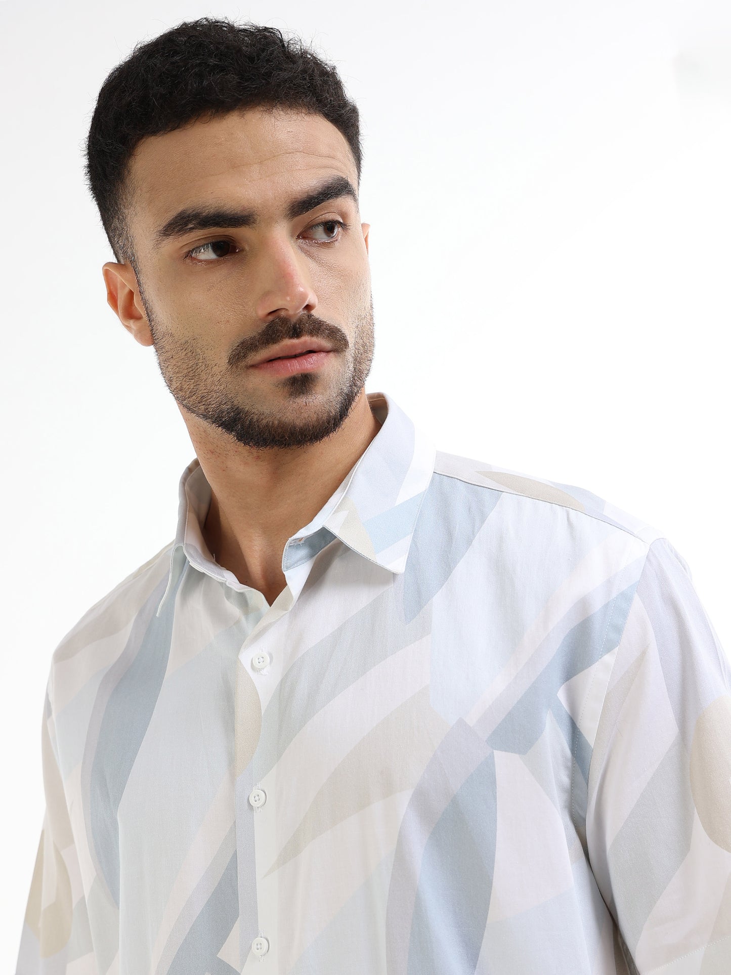 Men’s multicolor abstract shirt