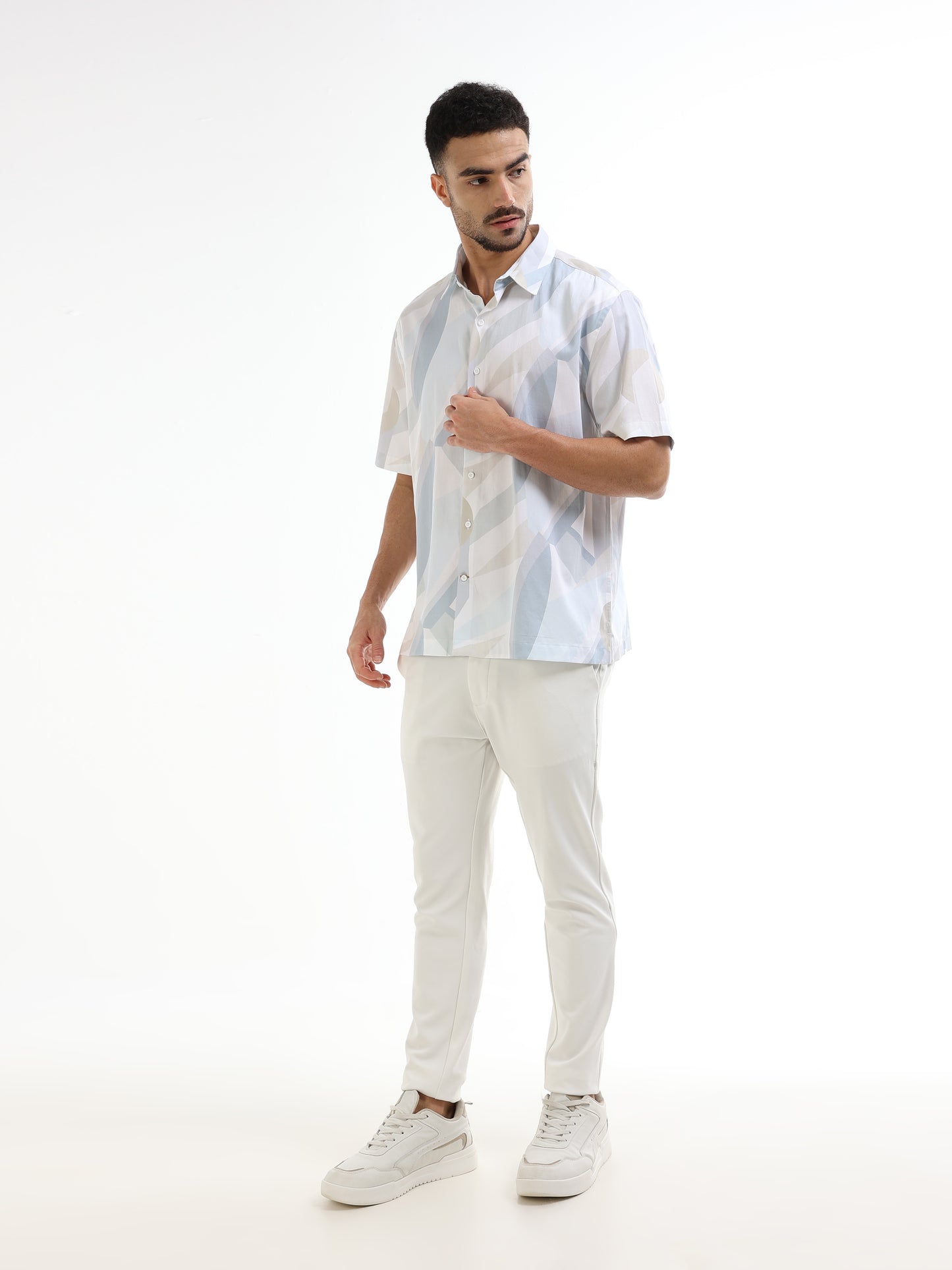 Men’s multicolor abstract shirt