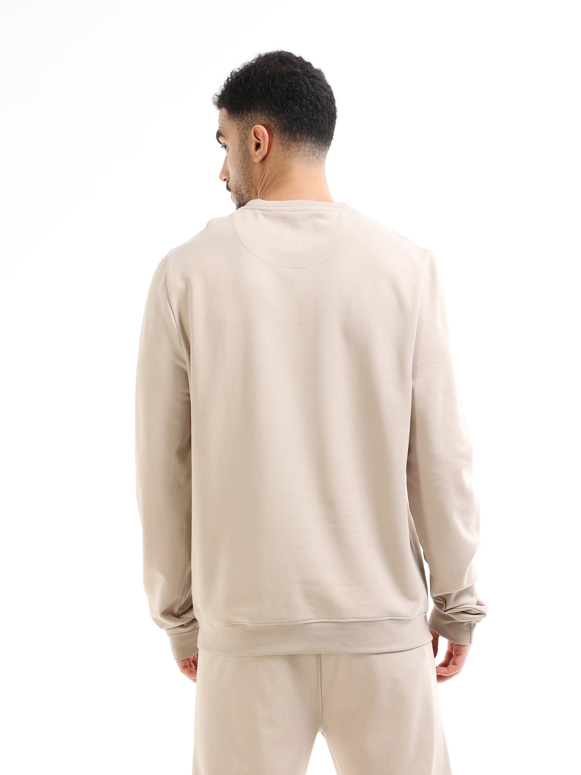 Men’s beige sweatshirt