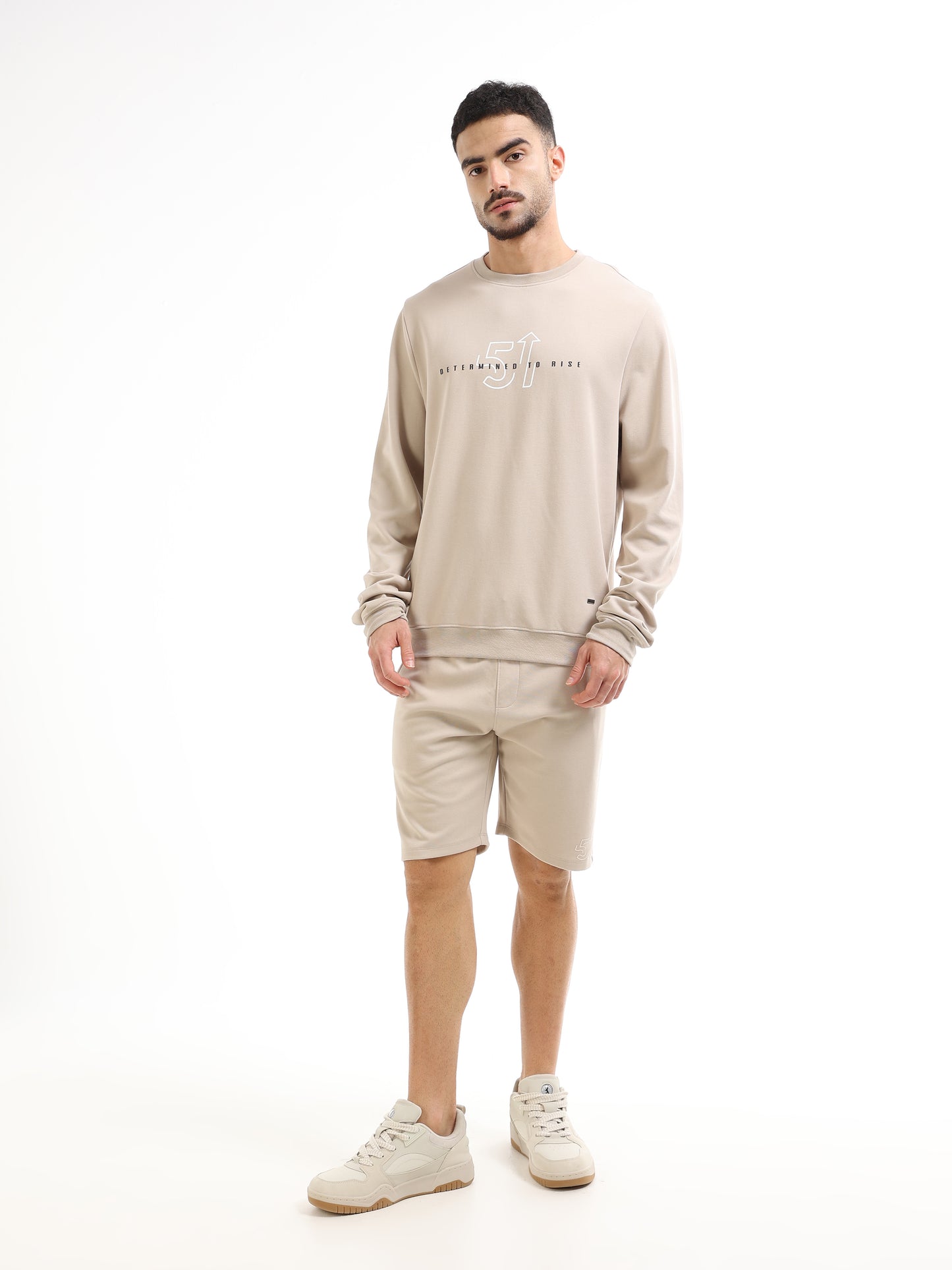 Men’s beige sweatshirt