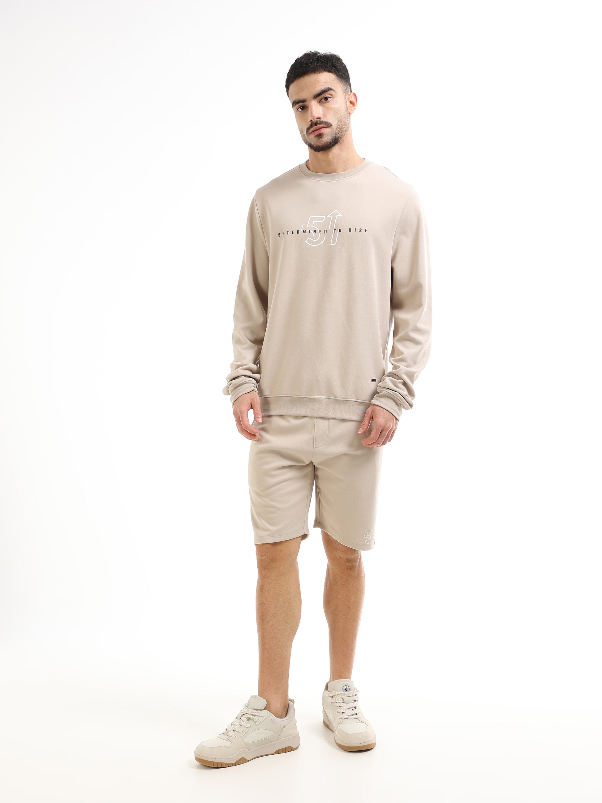 Men’s beige sweatshirt