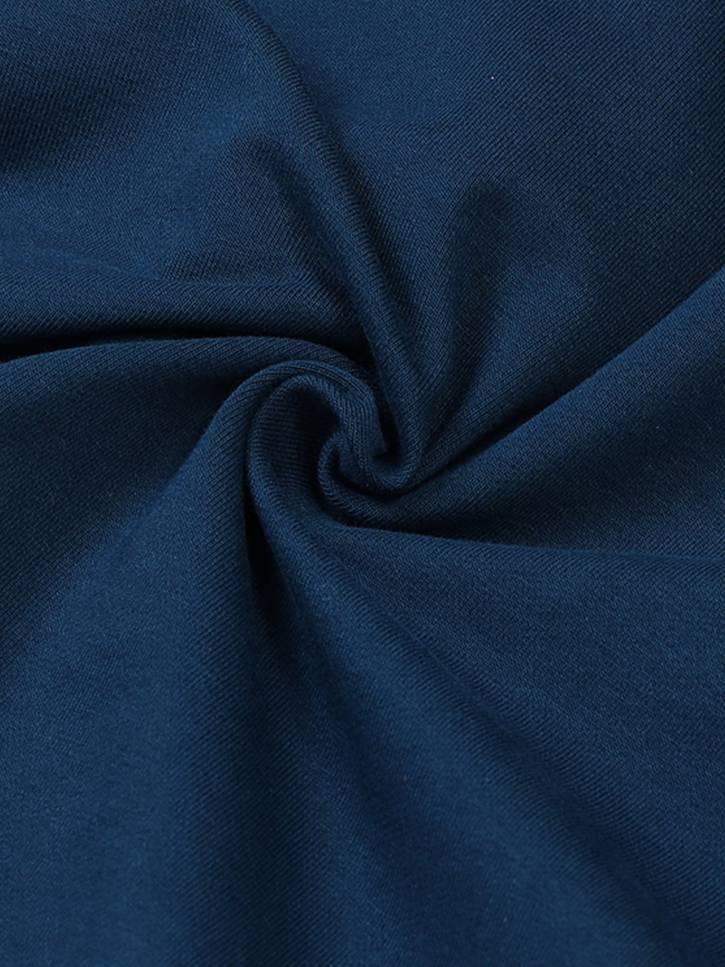Regular-Fit High Neck Zipper Sweatshirt with Cut-and-Sew Design and Contrast Corded Piping Teal