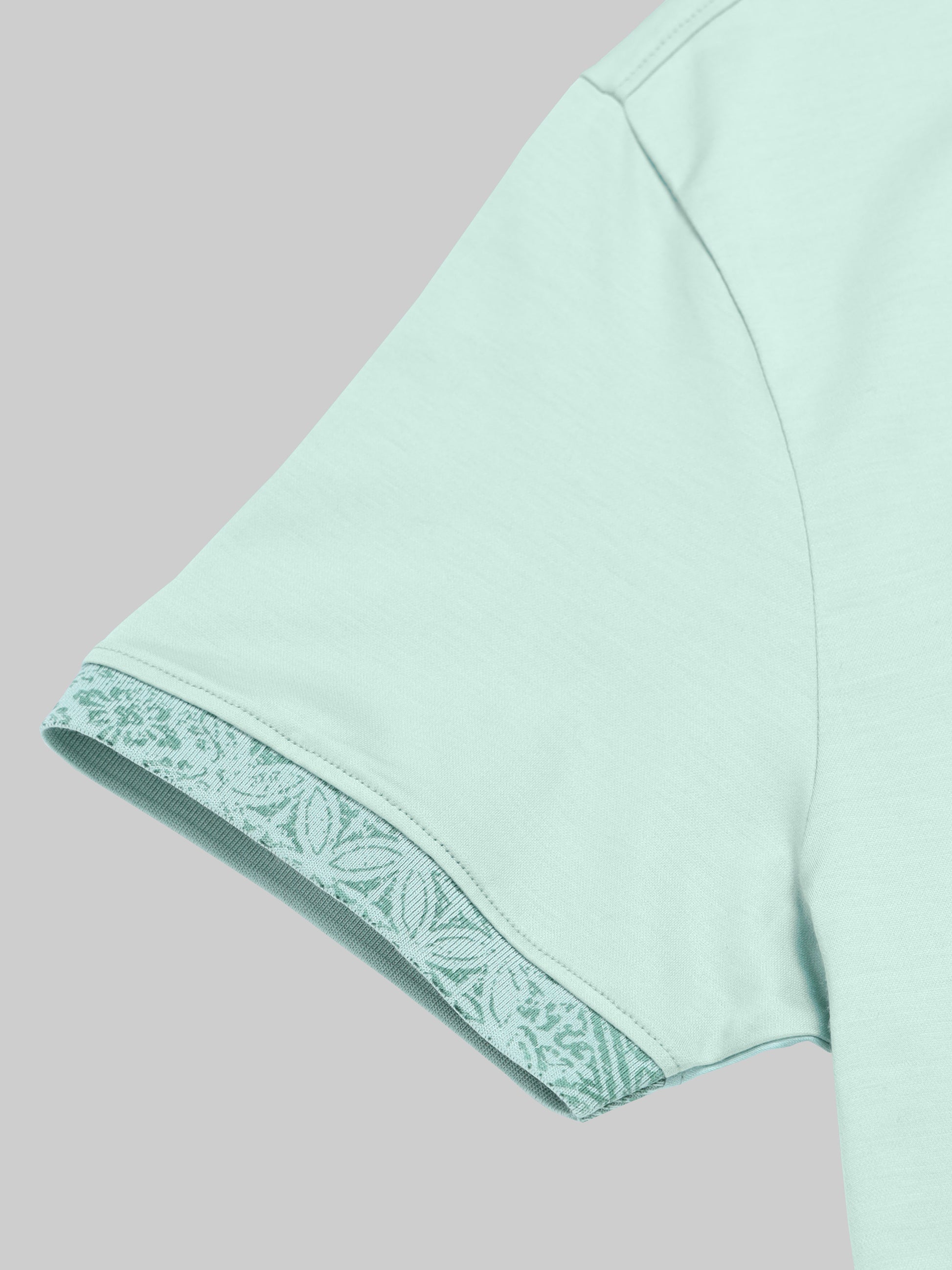 Men's Supima green polo t-shirt