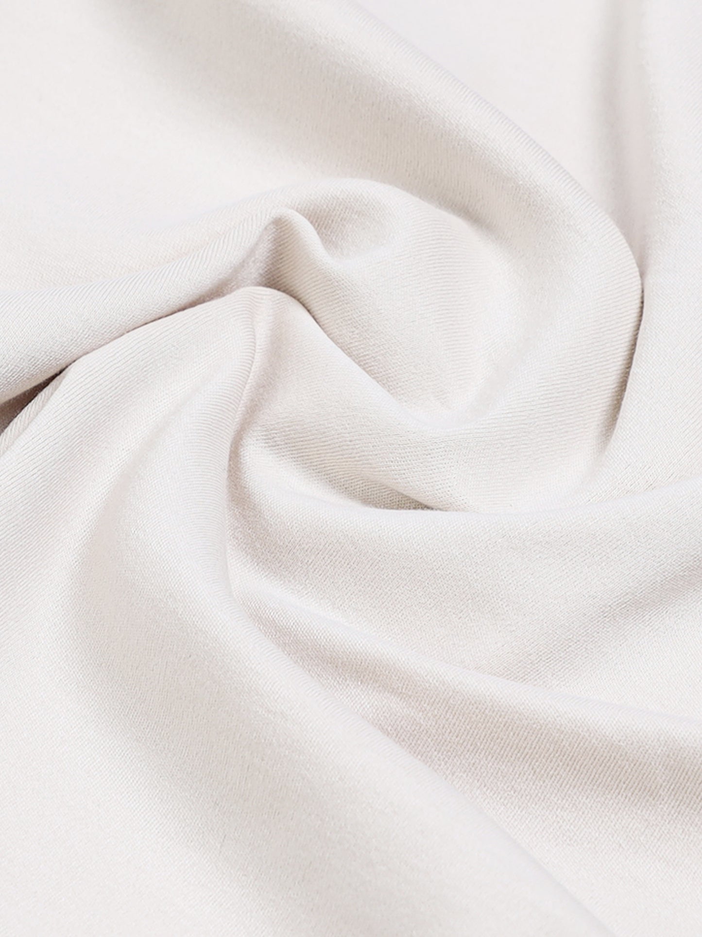 Oversized T-shirt in Supima Cotton Lycra Interlock with Suede-Finish Back and front print Beige
