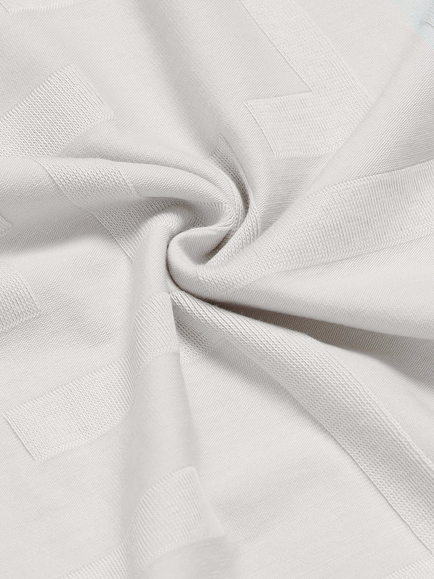 Men's beige jacquard polo t-shirt