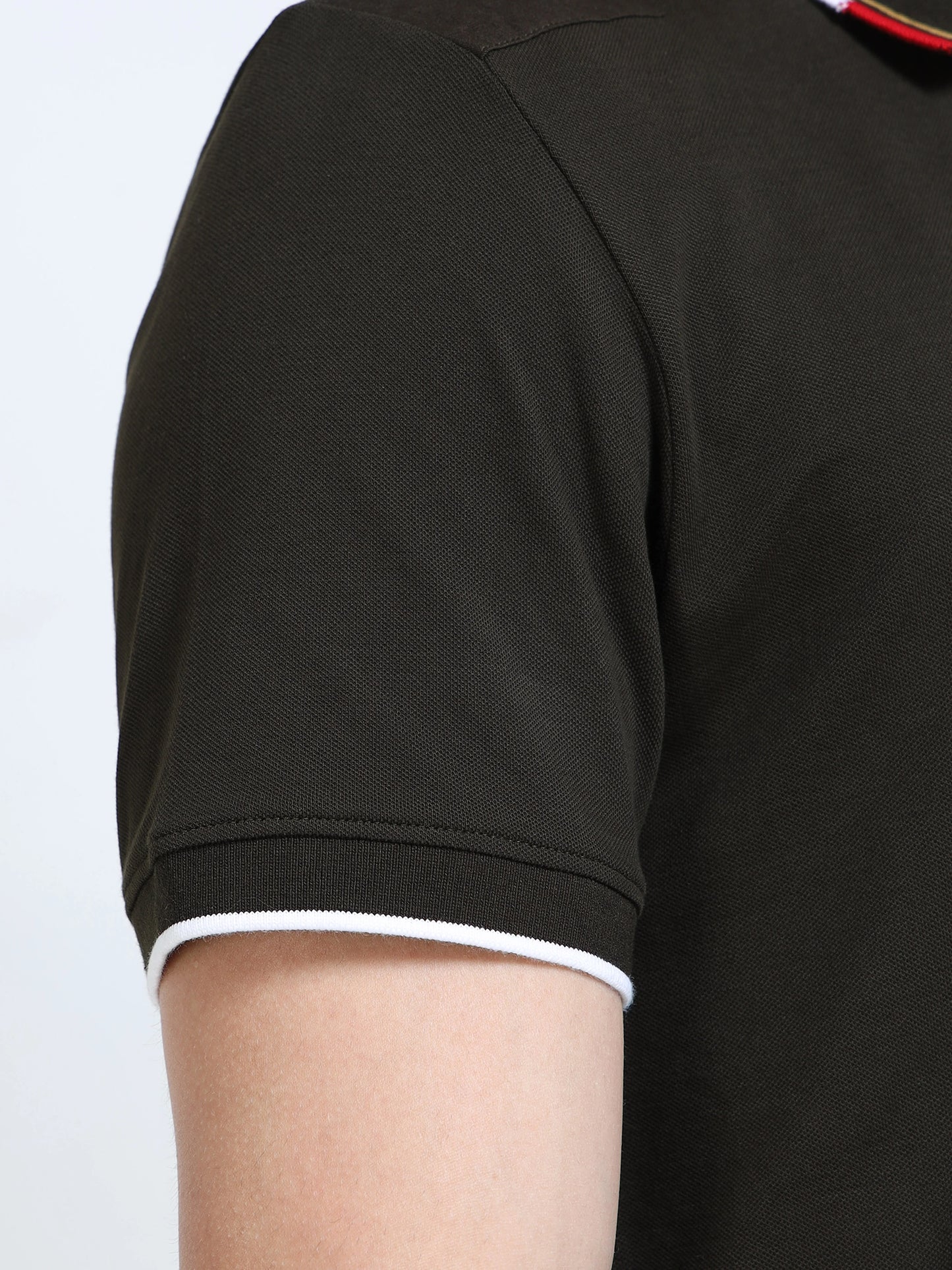 Engyne Prime Drive Flag Polo Olive